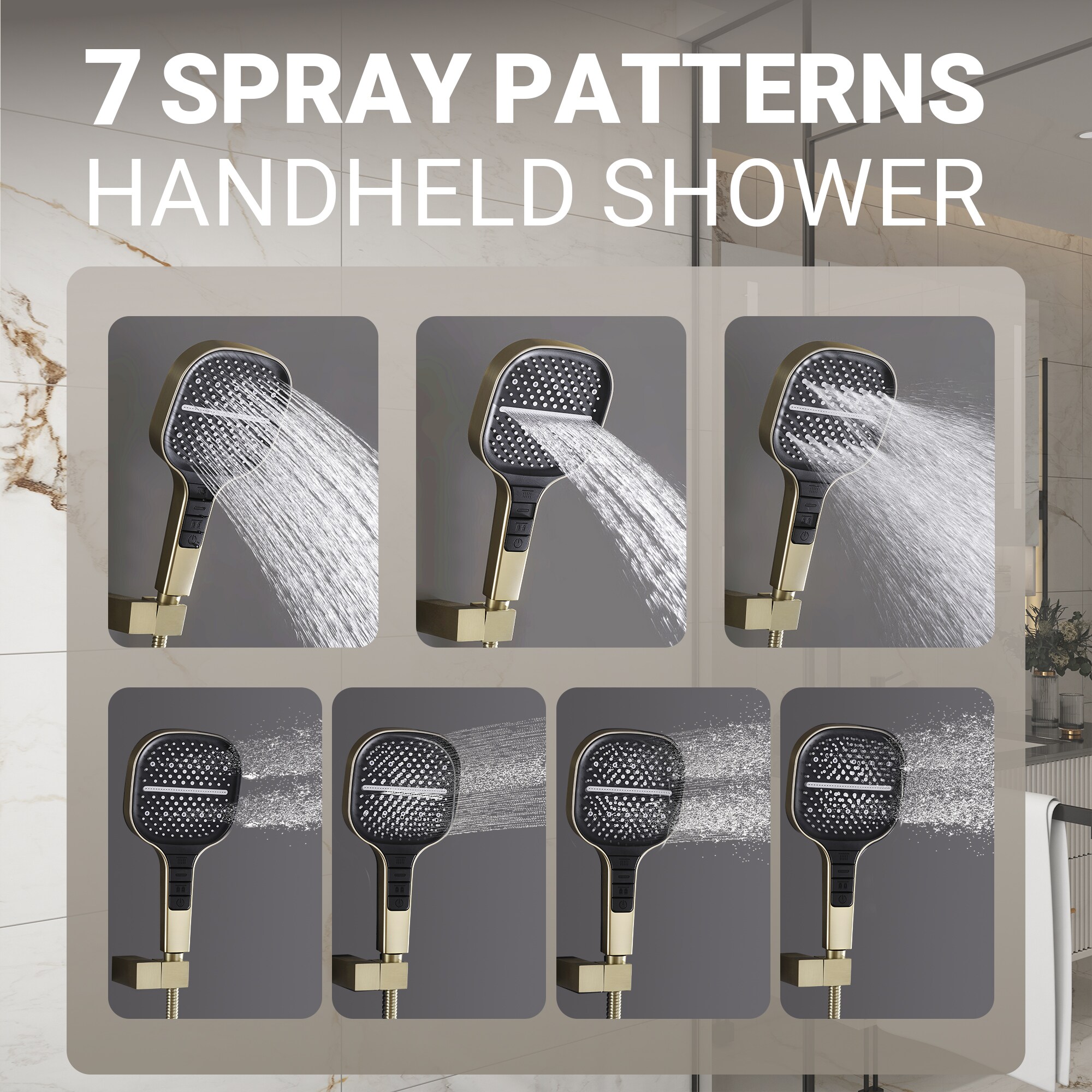 Mondawe MD-RB1234 Showerhead-Bar-Panels - View #2
