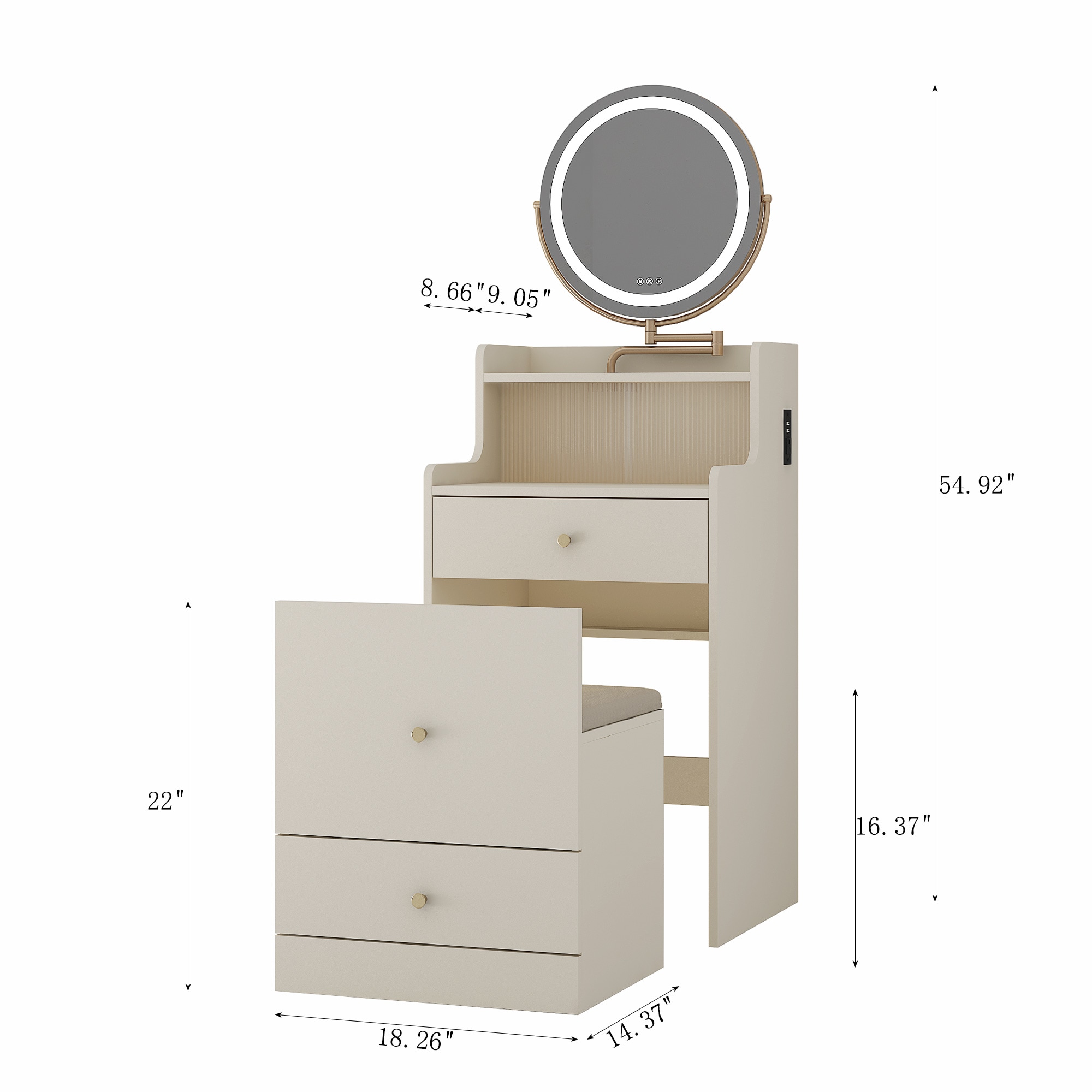 CESICIA Q114 Bedroom-Vanities - View #5