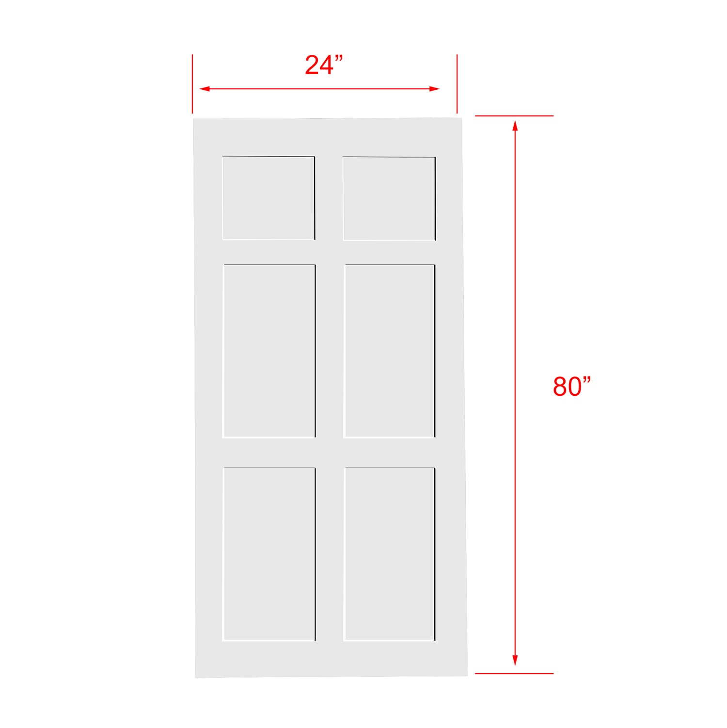 SINOFURN SYB590001WT Barn-Doors - View #10