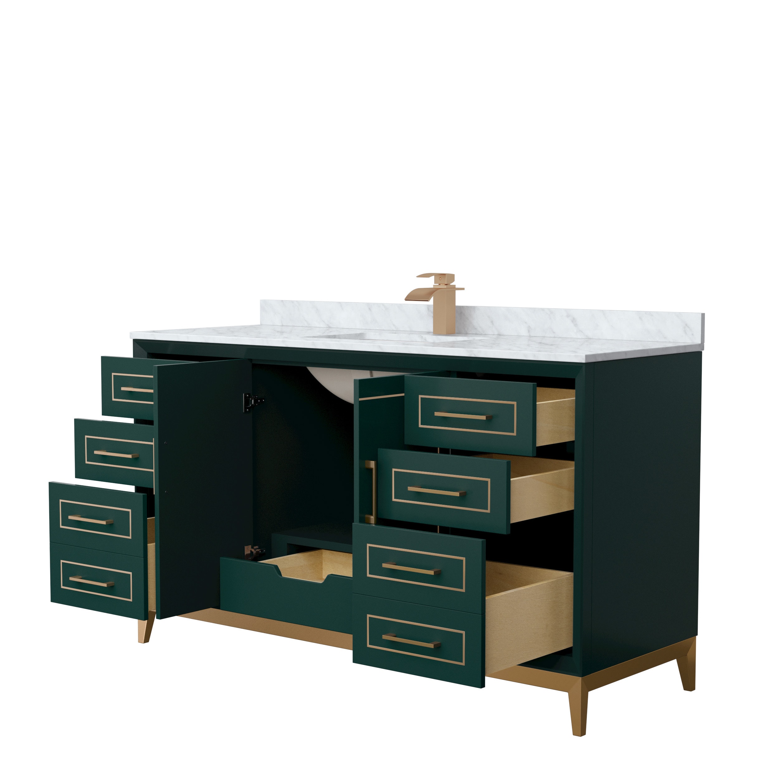 Wyndham Collection WCH515160SGSCMUNSMXX Bath-Vanity-Combo - View #2