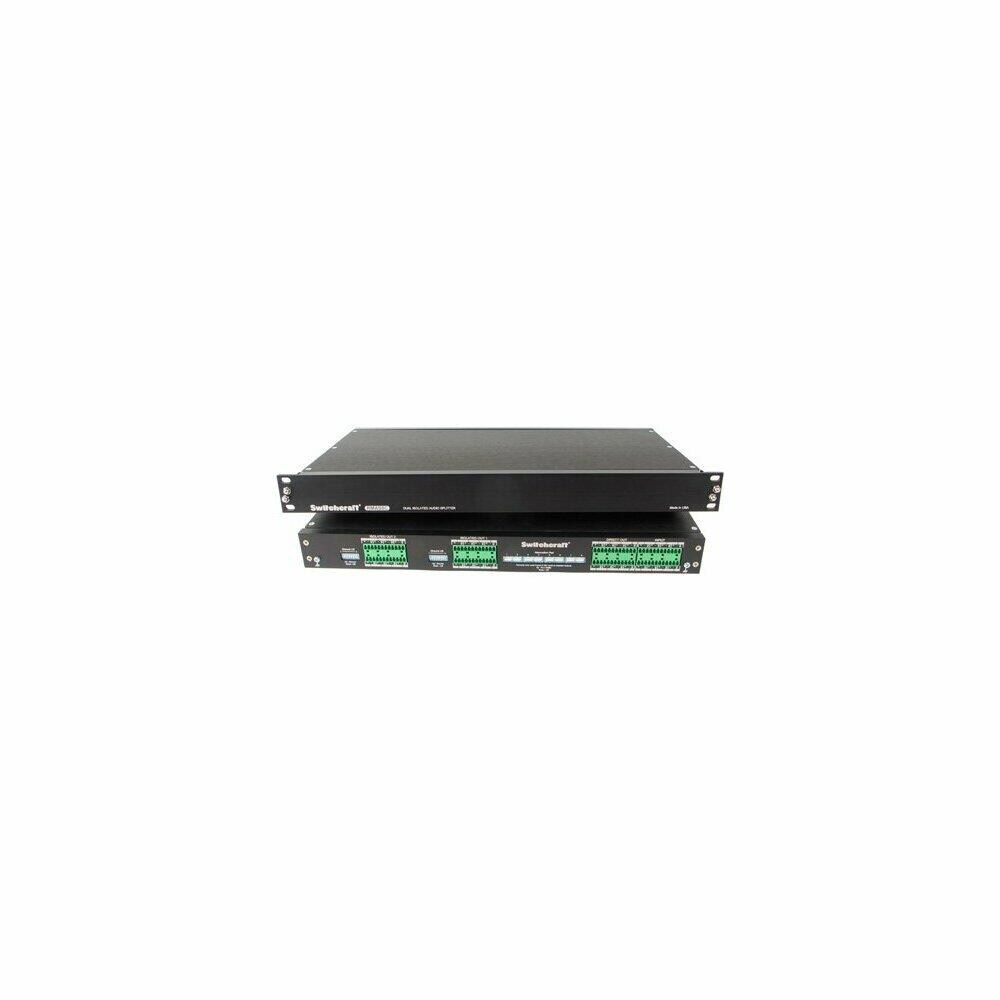  TCNCD339831 Switchcraft SW-RMAS8C Dual Isolated 8 Channel Mic Splitter with 3 Way Split