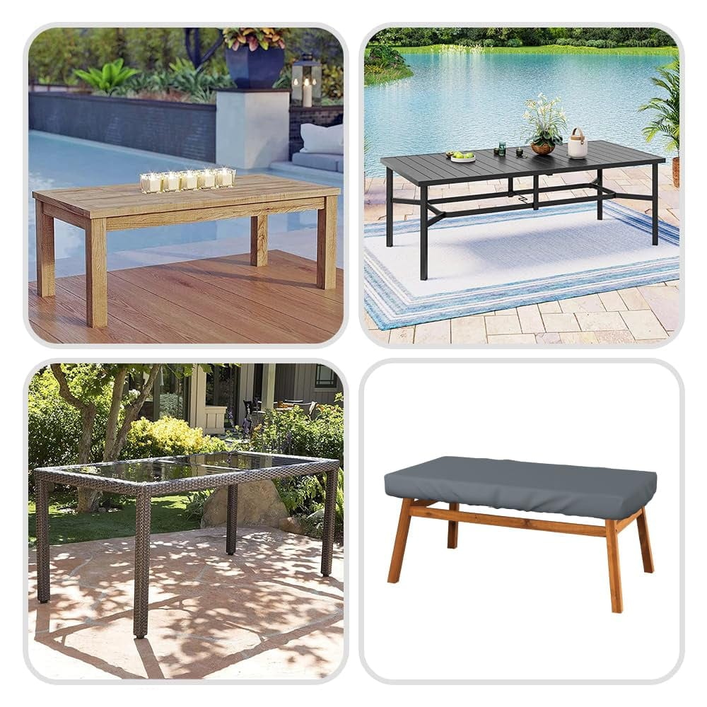 Covers & All RECTOP-MAX-GREY-06 Patio-Furniture-Covers - View #2