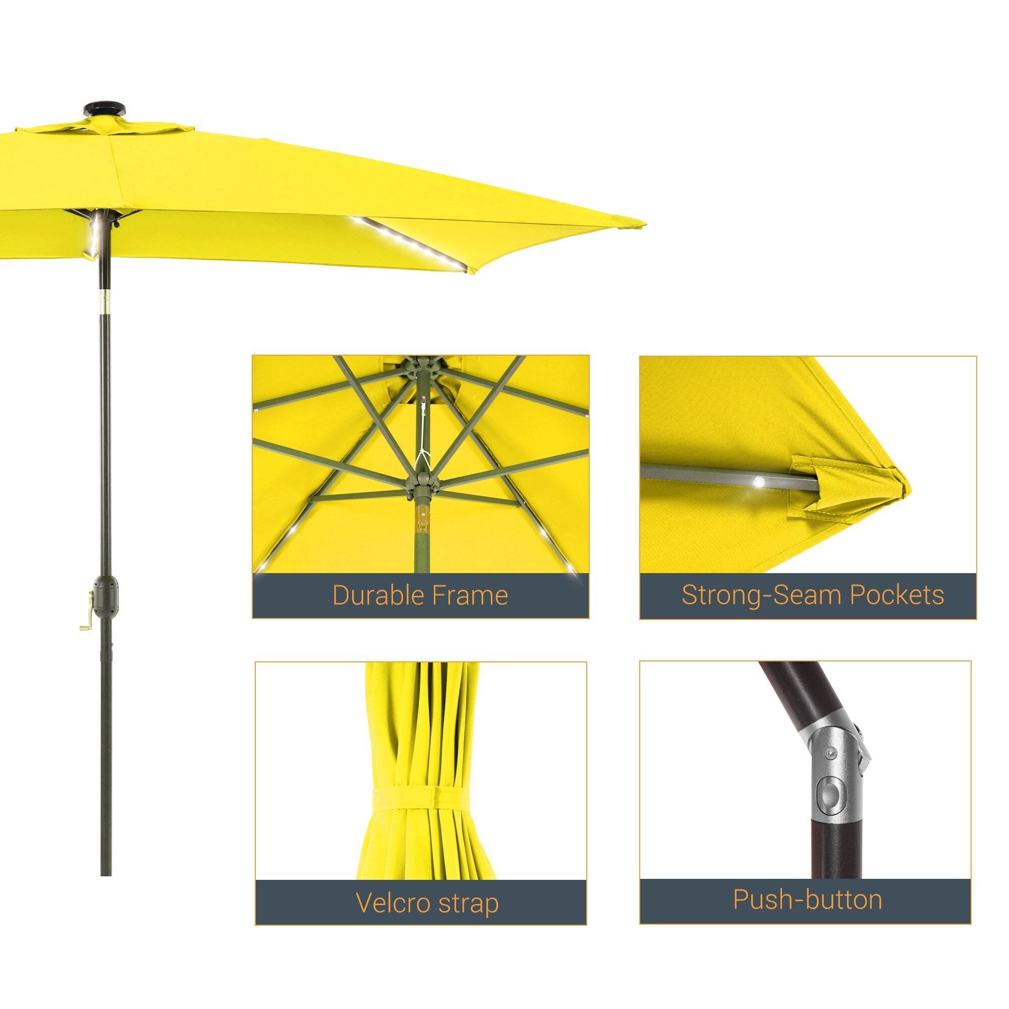 Sonkuki SD-S103YW-LED Umbrellas-2 - View #3