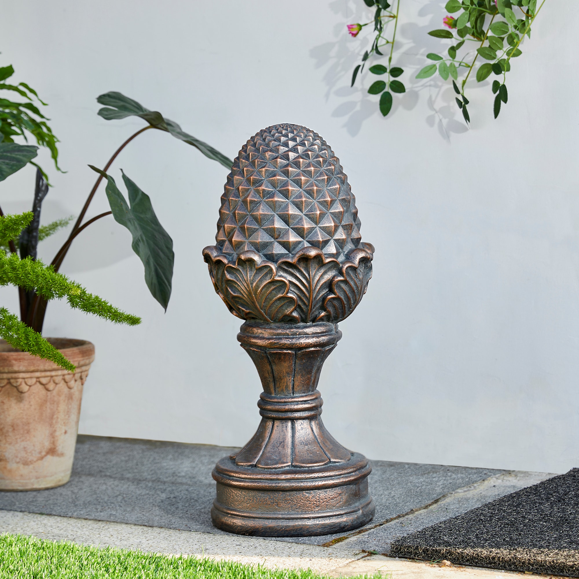 Glitzhome 2025400045 Garden-Statue - View #2