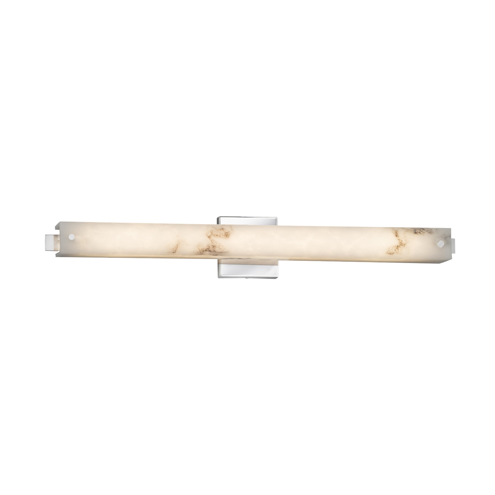 Justice Design Group FAL-8685-CROM LumenAria 30.5-in 1-Light Polished Chrome LED Transitional Vanity Light