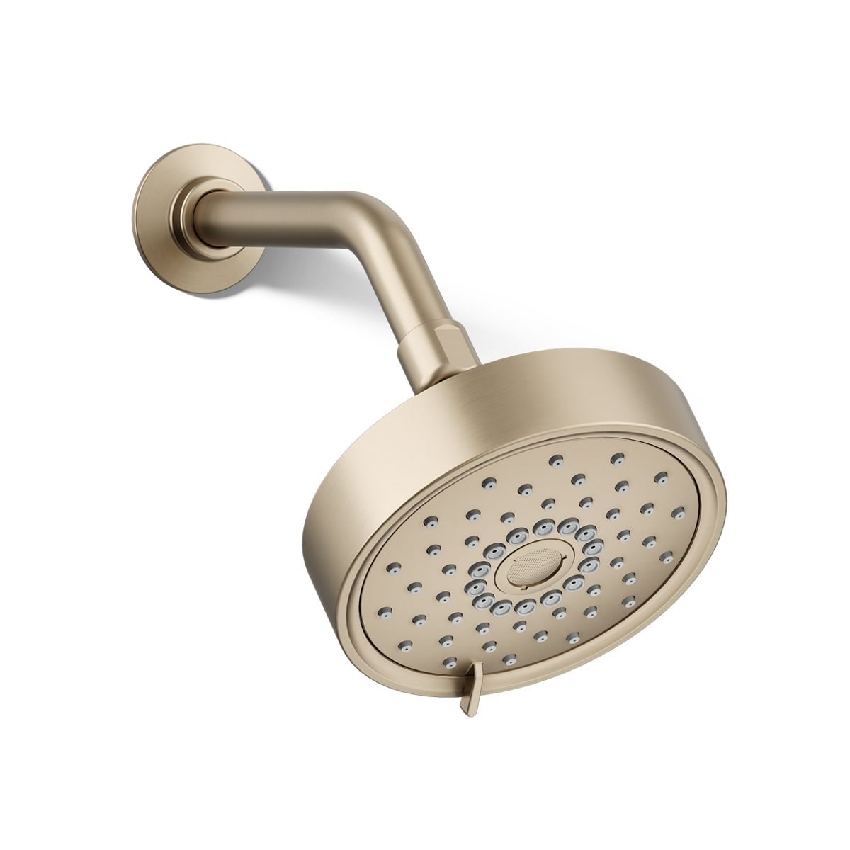 KOHLER K-22170-G-BV Purist 3.0 -Settings Vibrant Brushed Bronze 5.5-in Round Fixed Shower Head 1.75 GPM