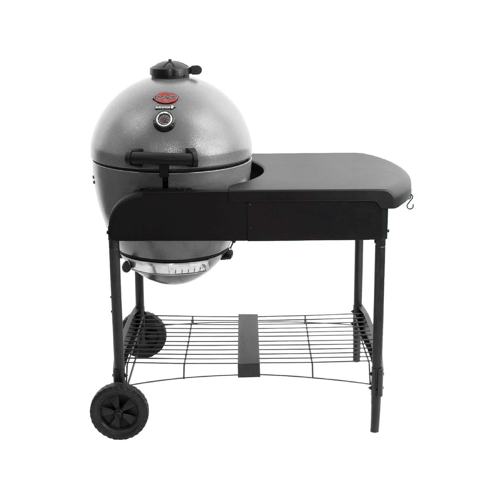 dikte Druppelen dok Char-Griller AKORN Kamado Grill on Cart, Ash 20-in W Ash Kamado Charcoal  Grill in the Charcoal Grills department at Lowes.com