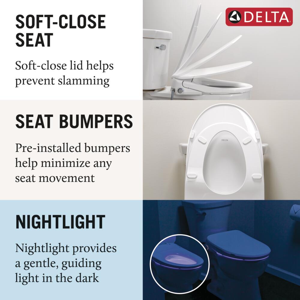 Delta 893007E-WH Bidet-Toilet-Seats - View #8