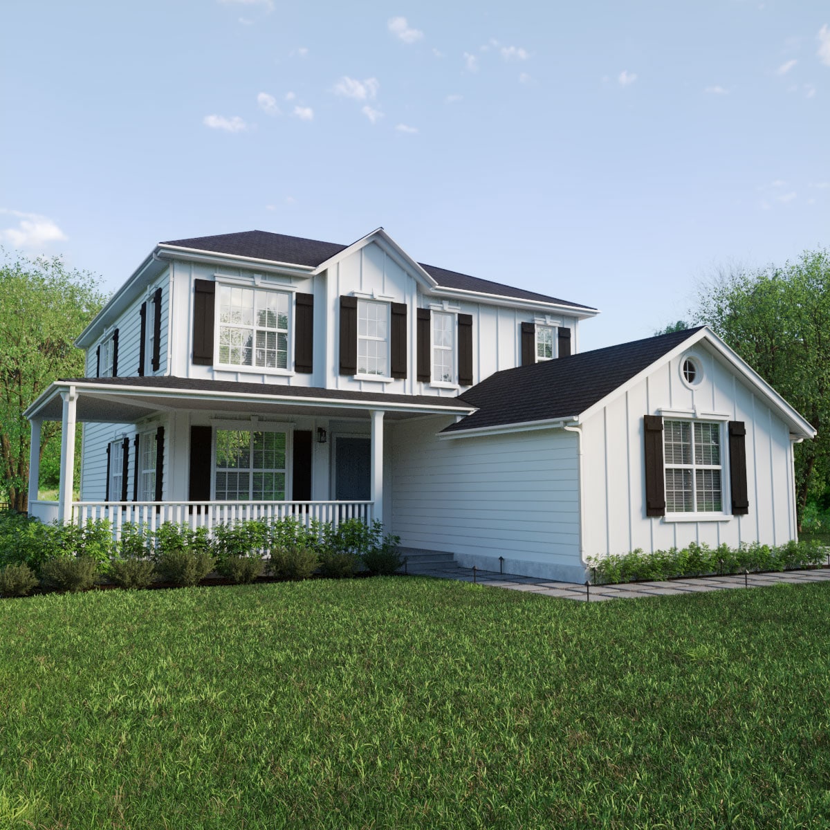 Ekena Millwork SHUBJS11X32RSPR Exterior-Shutters - View #10