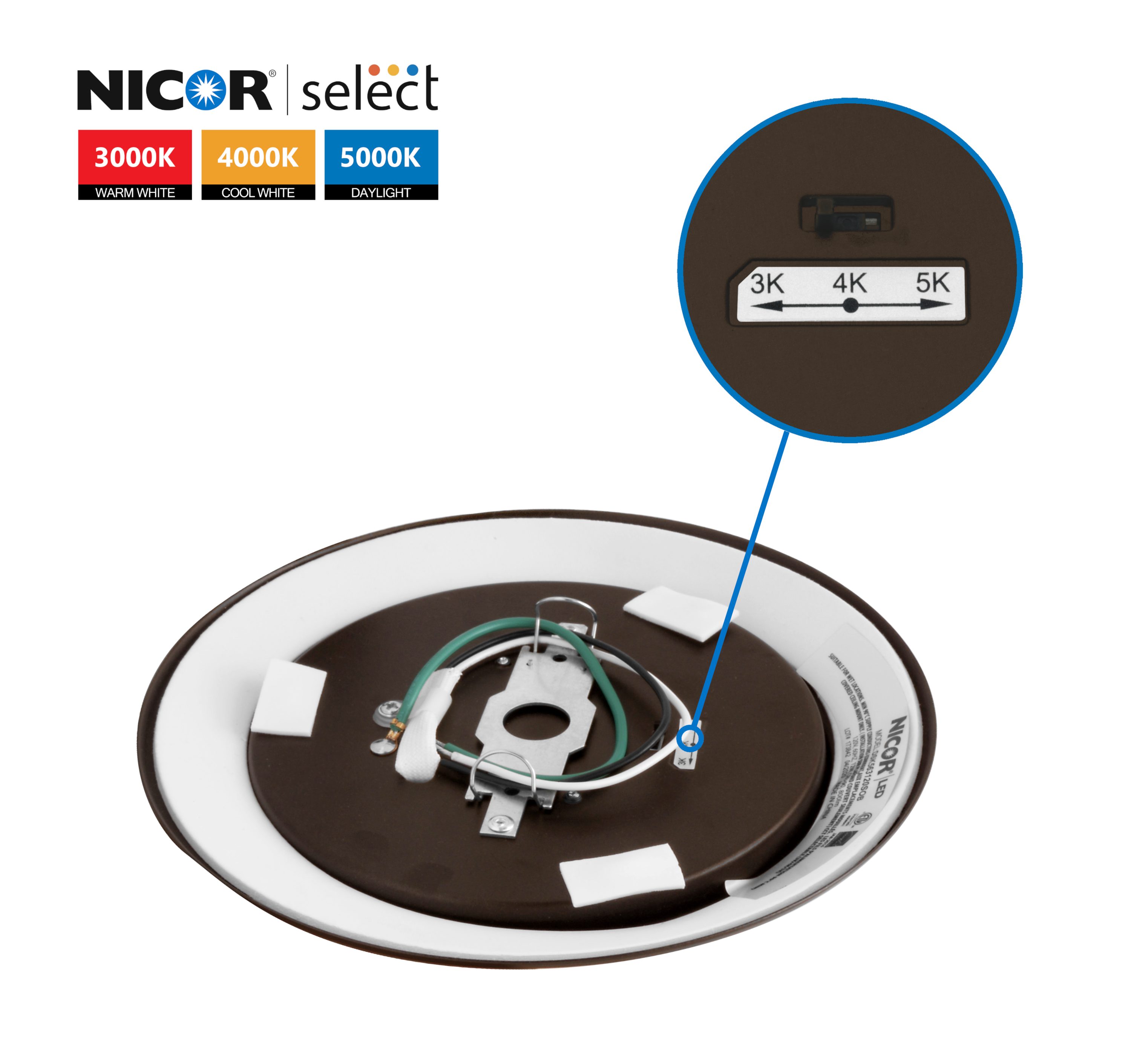 Nicor Lighting DSK563120SOB flushmounts - View #3