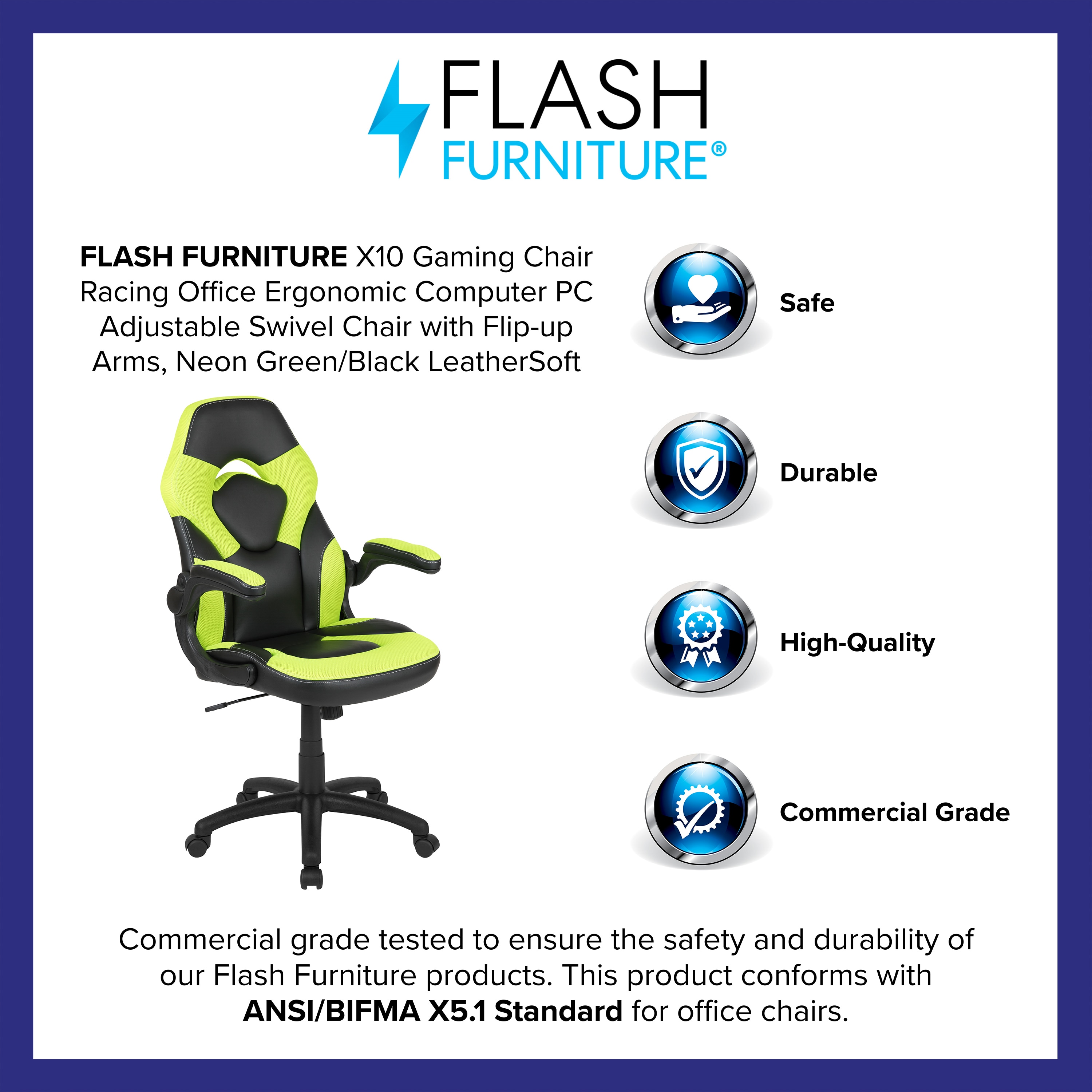 Neon best sale desk chair