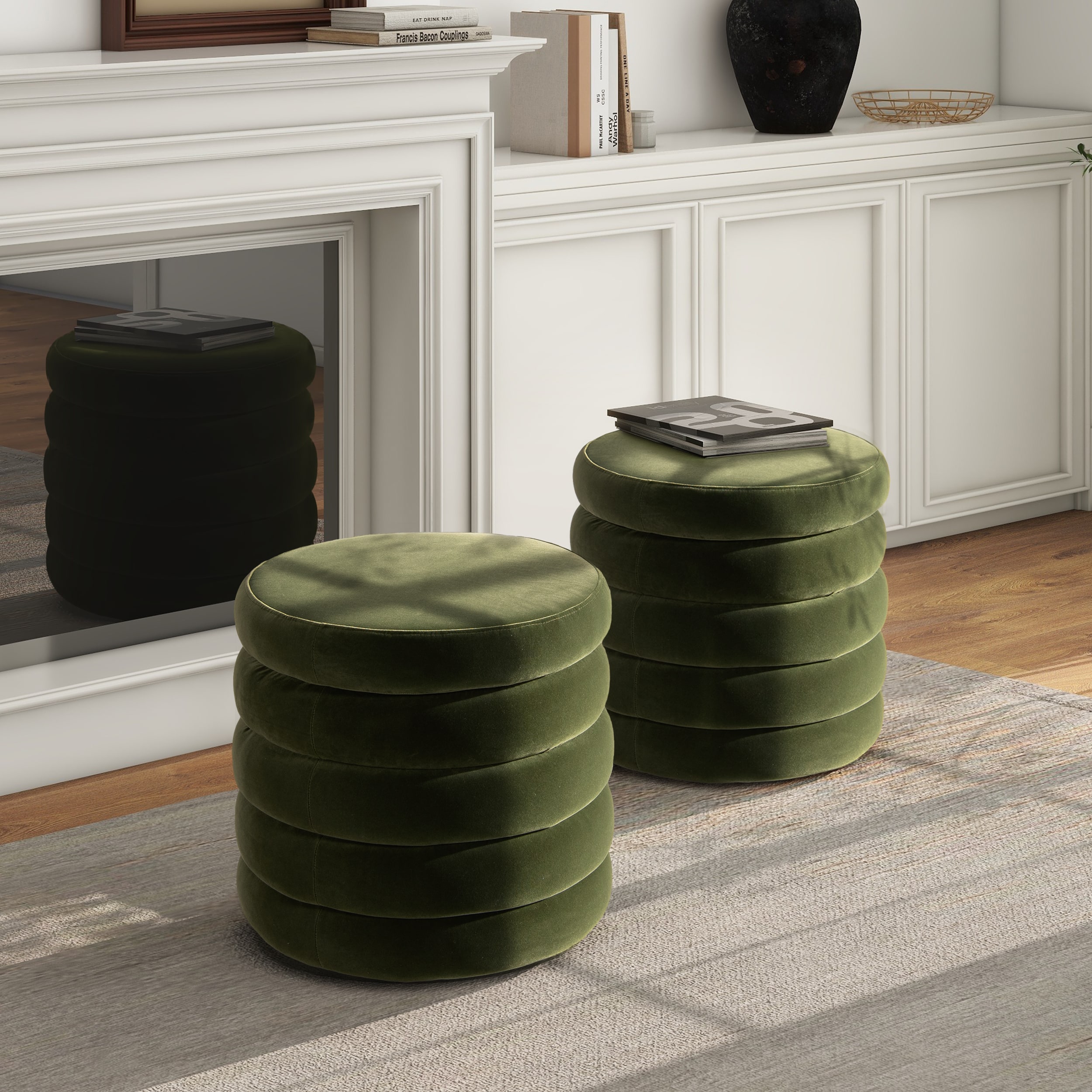 Jennifer Taylor Home LV036-84410 Indoor-Ottomans - View #4