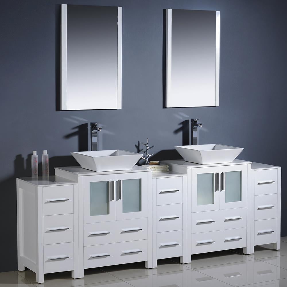 Fresca FVN62-72WH-VSL Bath-Vanity-Combo - View #2