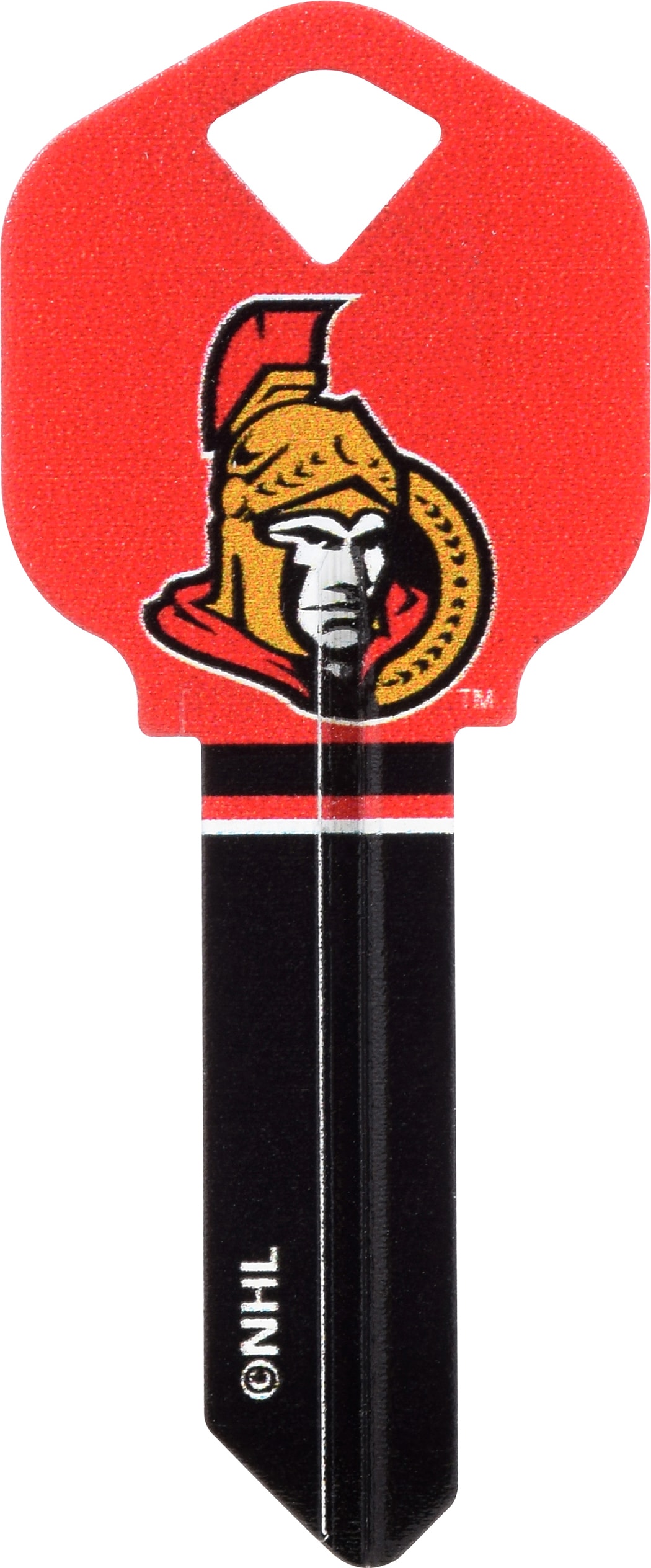 Hillman 94014 Ottawa Senators Team colors House/Entry Key Blank