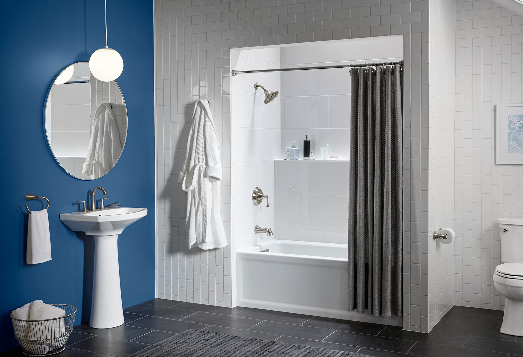 CLYDE- Freestanding Double-Wall Acrylic Bath - Inver Bathroom Designs