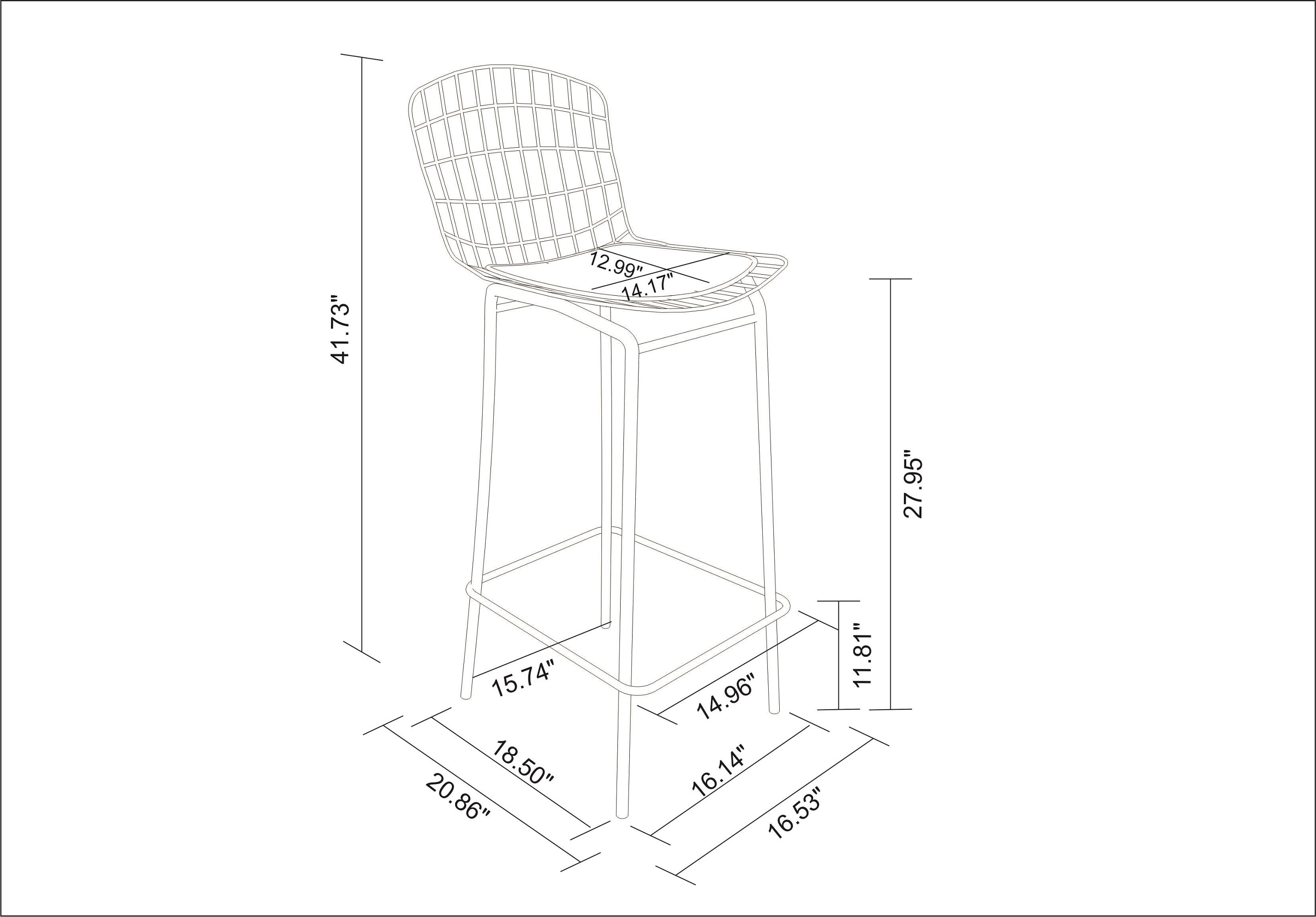 Manhattan Comfort 2-198AMC5 stools - View #3