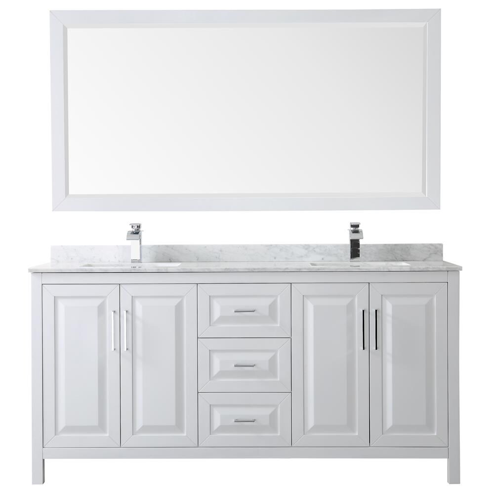 Wyndham Collection WCV252572DWHCMUNSM70 Bath-Vanity-Combo - View #3