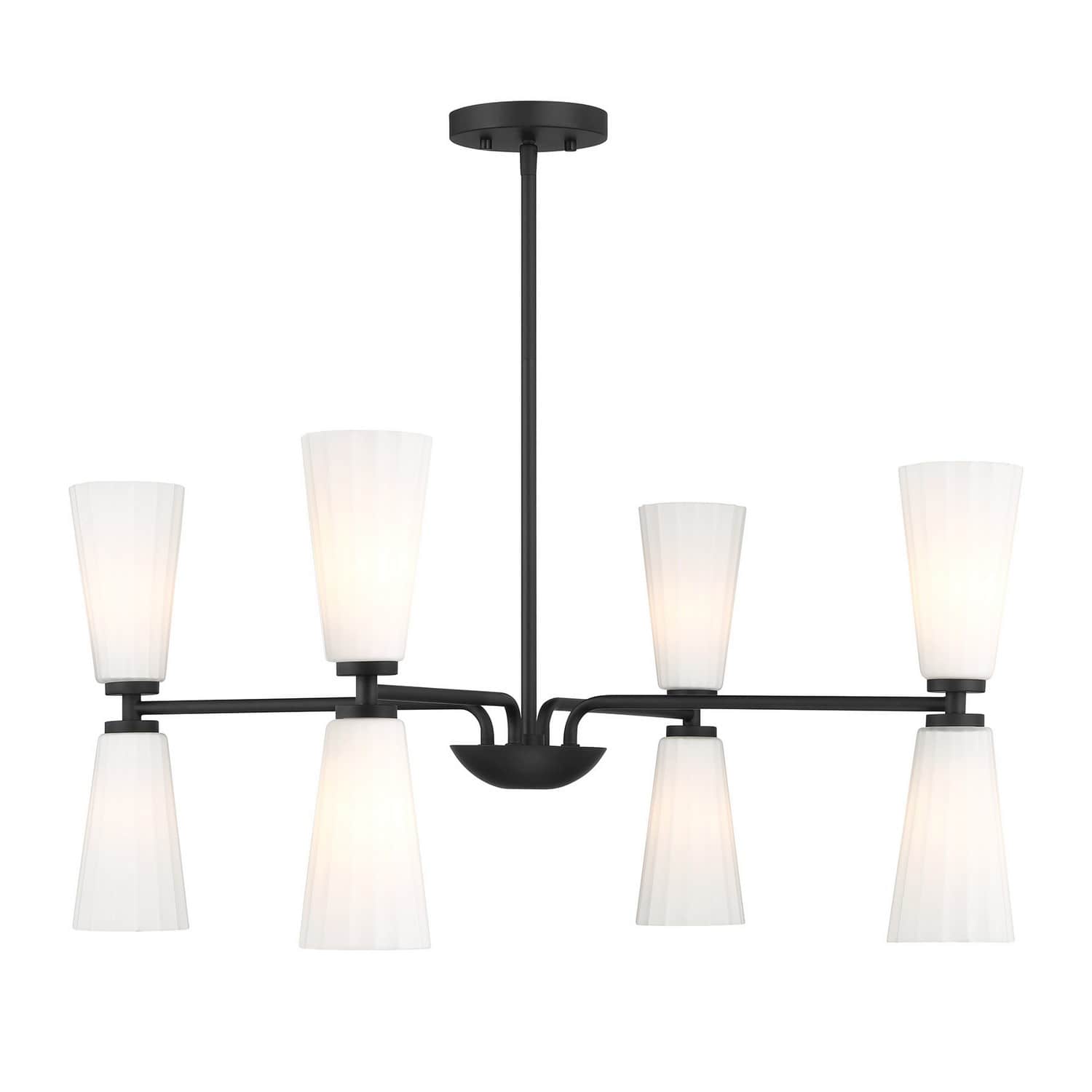 Trade Winds Lighting TW11306MBK Chandelier in Matte Black