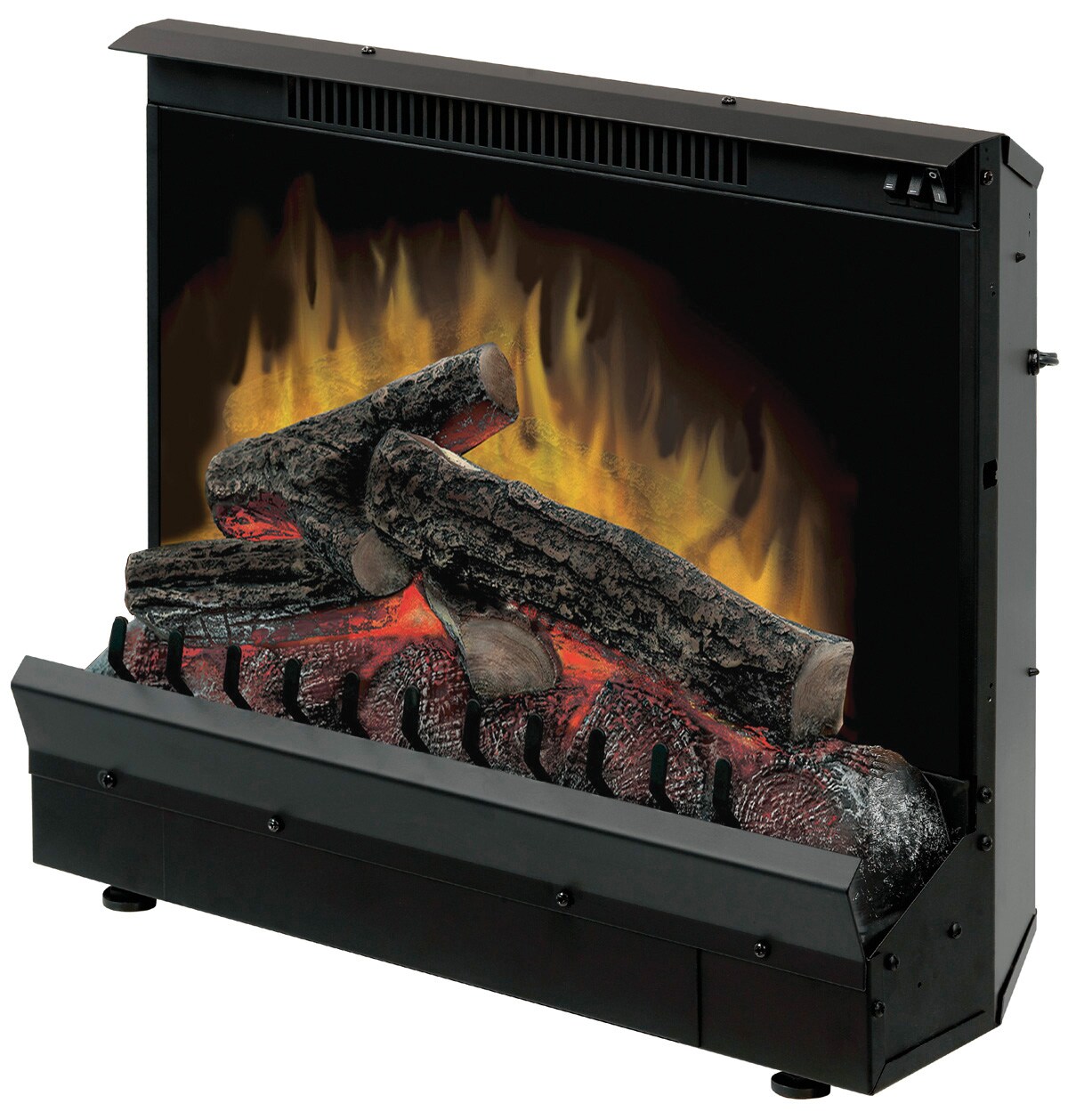 Dimplex 23.19-in W Black Fan-forced Electric Fireplace At Lowes.com