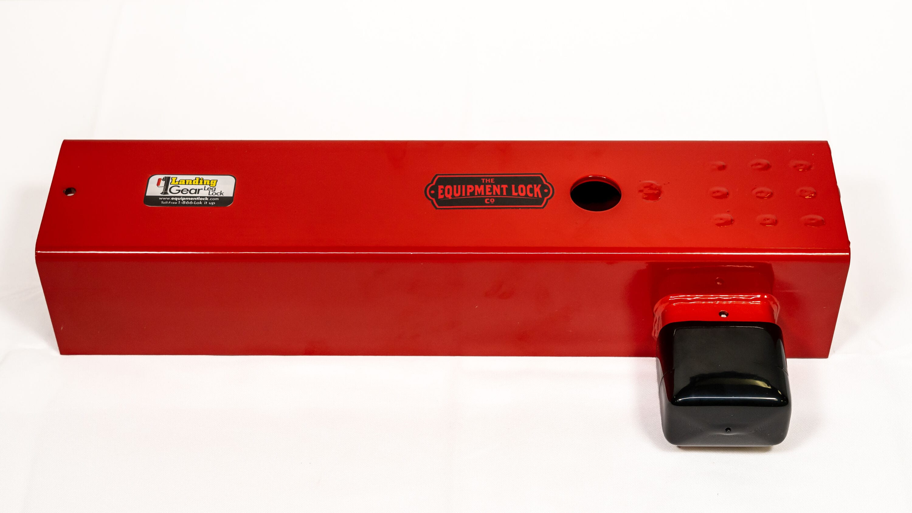 The Equipment Lock Co LGLL-C Red Locking System For Landing Gears On Trailers