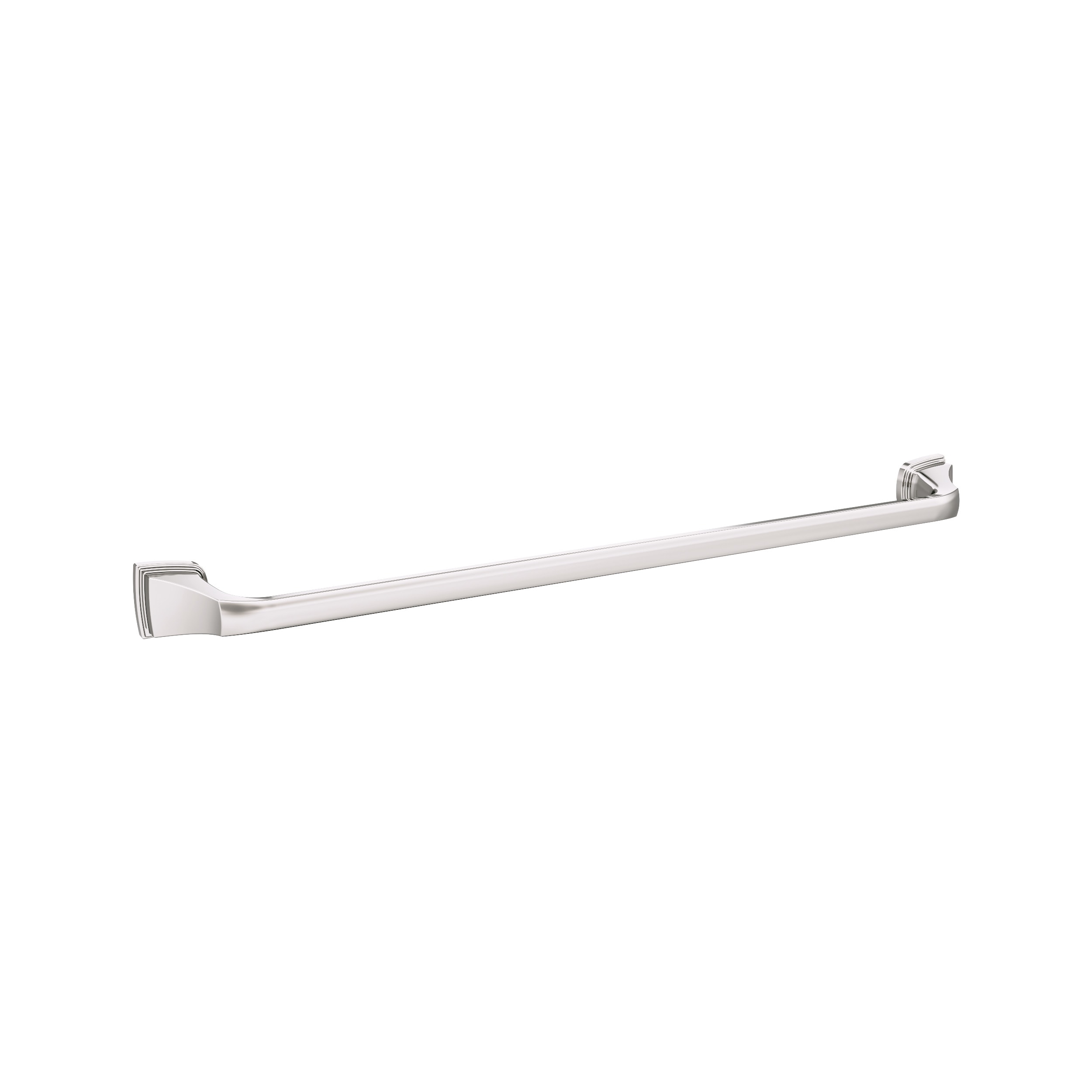 Amerock BH36034PN Revitalize 24-in Polished Nickel Wall mount Single Towel Bar