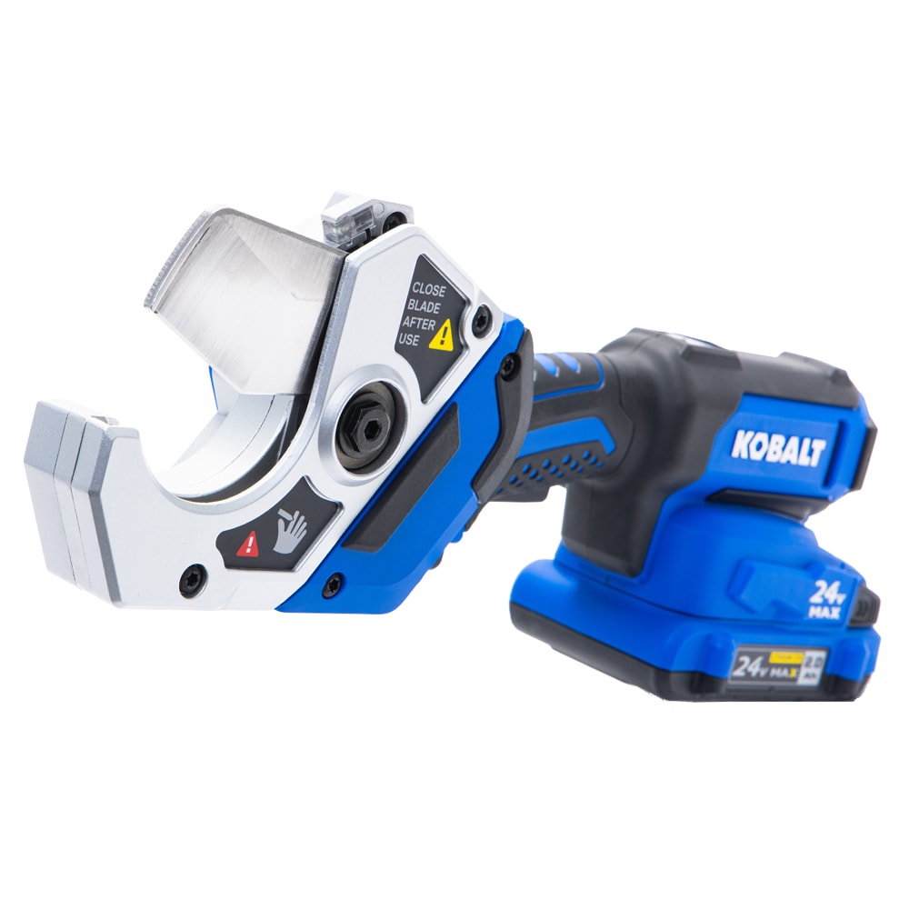 Kobalt 24v 24-volt 2-3 8 Multipurpose Pvc And Pex Cutter 2 Ah Cordless 