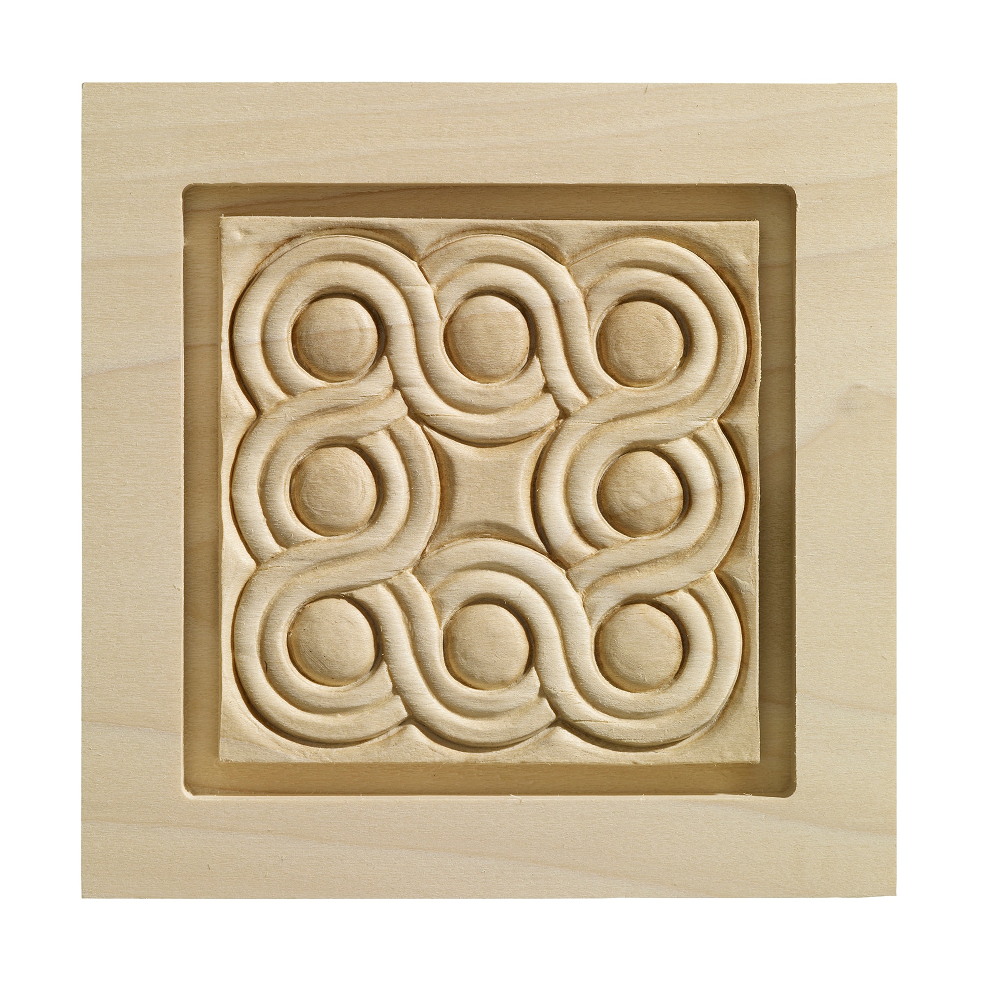Ornamental Mouldings 1650CWHW 5-1/2-in x 1-3/16-in Interior Unfinished Glam 1650 Mid Casing Moulding Block