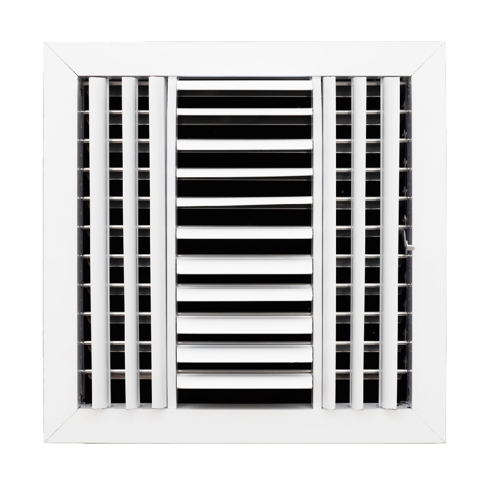 ACLaminaire L-CL 3 M 12X12 12-Inches x 12-Inches 3-way Aluminum Ceiling Diffuser in White
