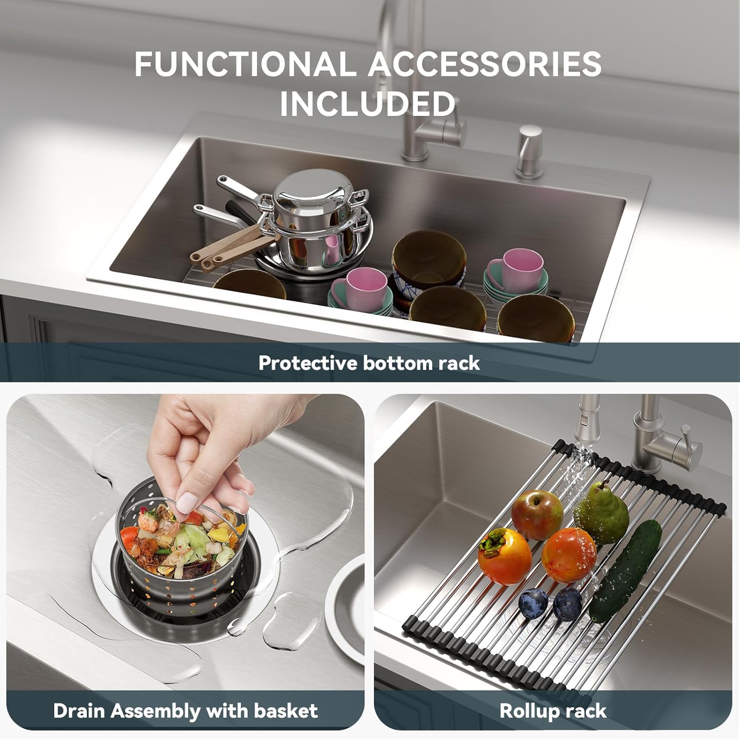 Lordear LD-SYSBLT33X Kitchen-Sinks - View #8