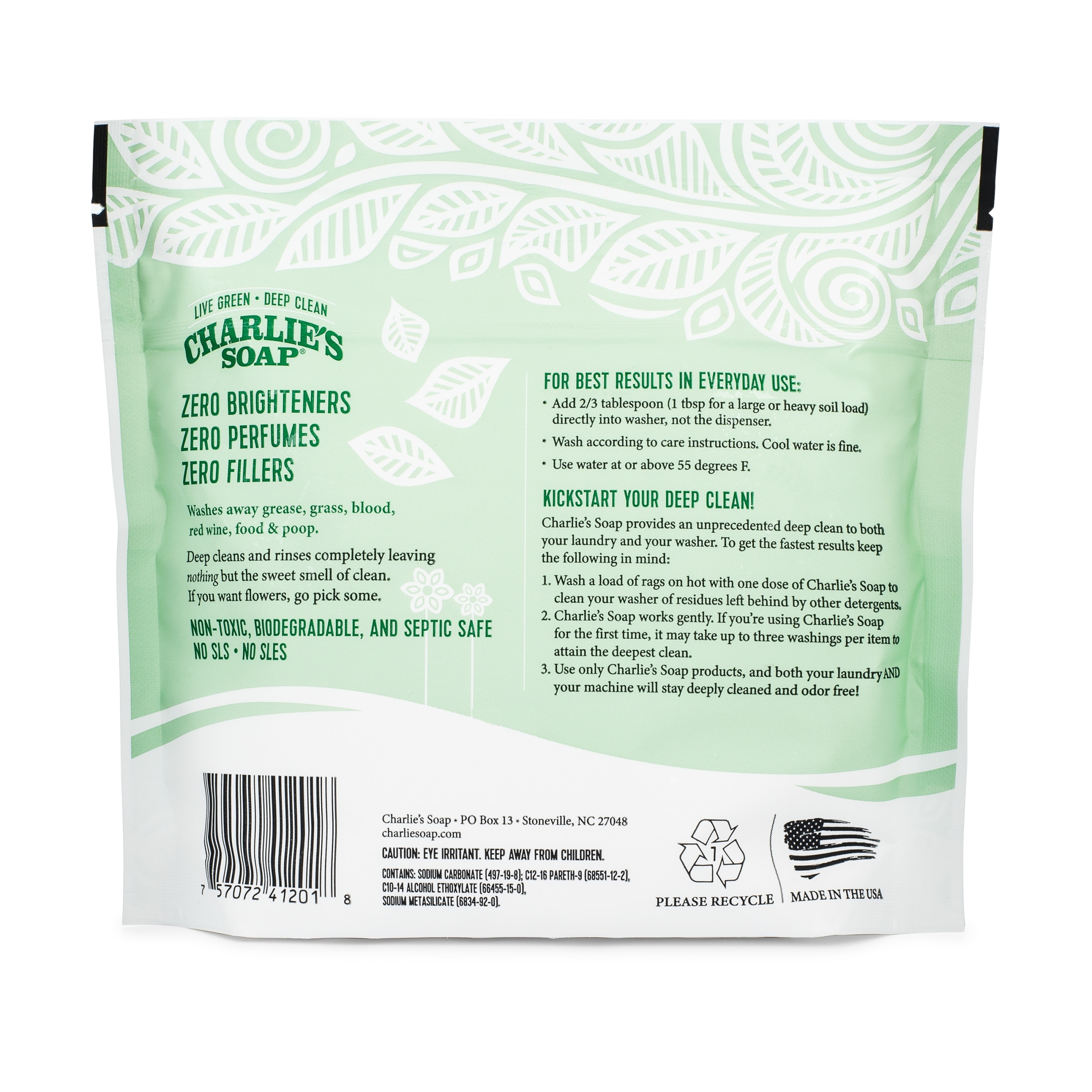 Charlie's Soap 41201 Laundry-Detergent - View #2