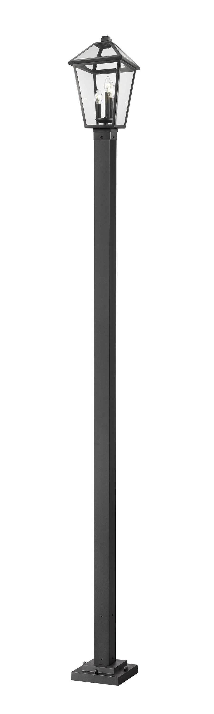 Z-Lite 579PHBS-536P-BK Talbot 114-in Black Transitional Outdoor Post Light