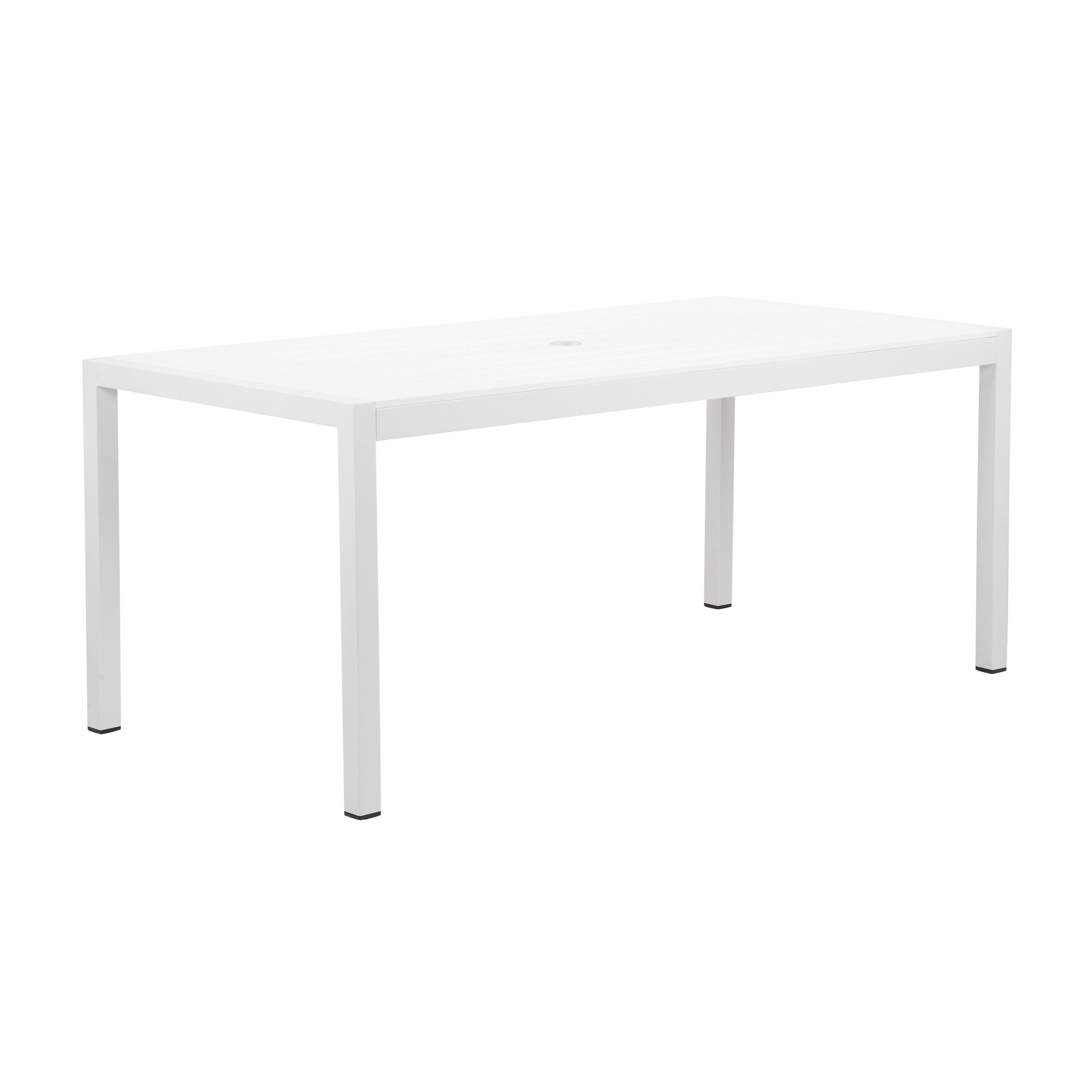 Benzara BM287790 Rectangle Outdoor Dining Table 35-in W x 71-in L