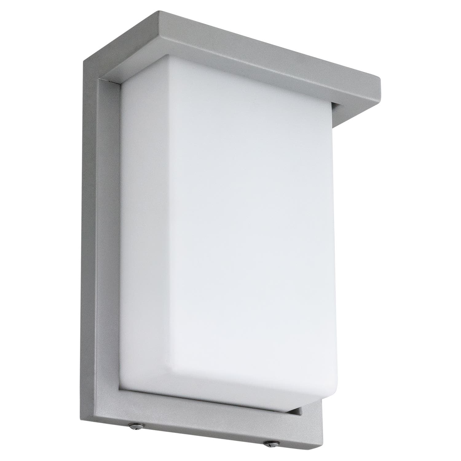 Sunlite LW07223 8.00-in H Brushed Nickel Hardwired Integrated LED Outdoor Wall Light