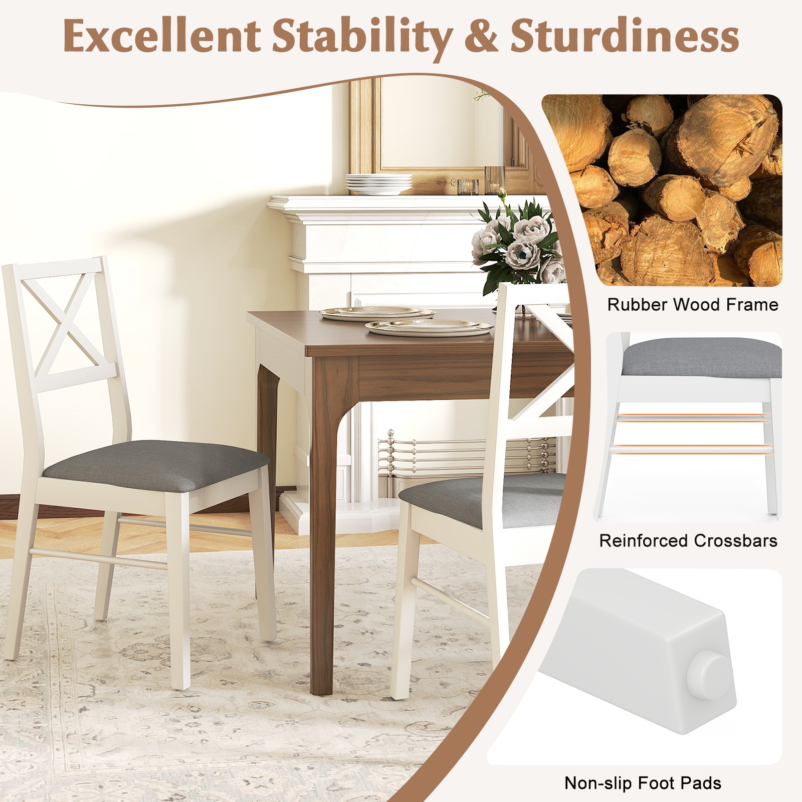 Slickblue D-CO-HW13185CK Dining-Chairs - View #4