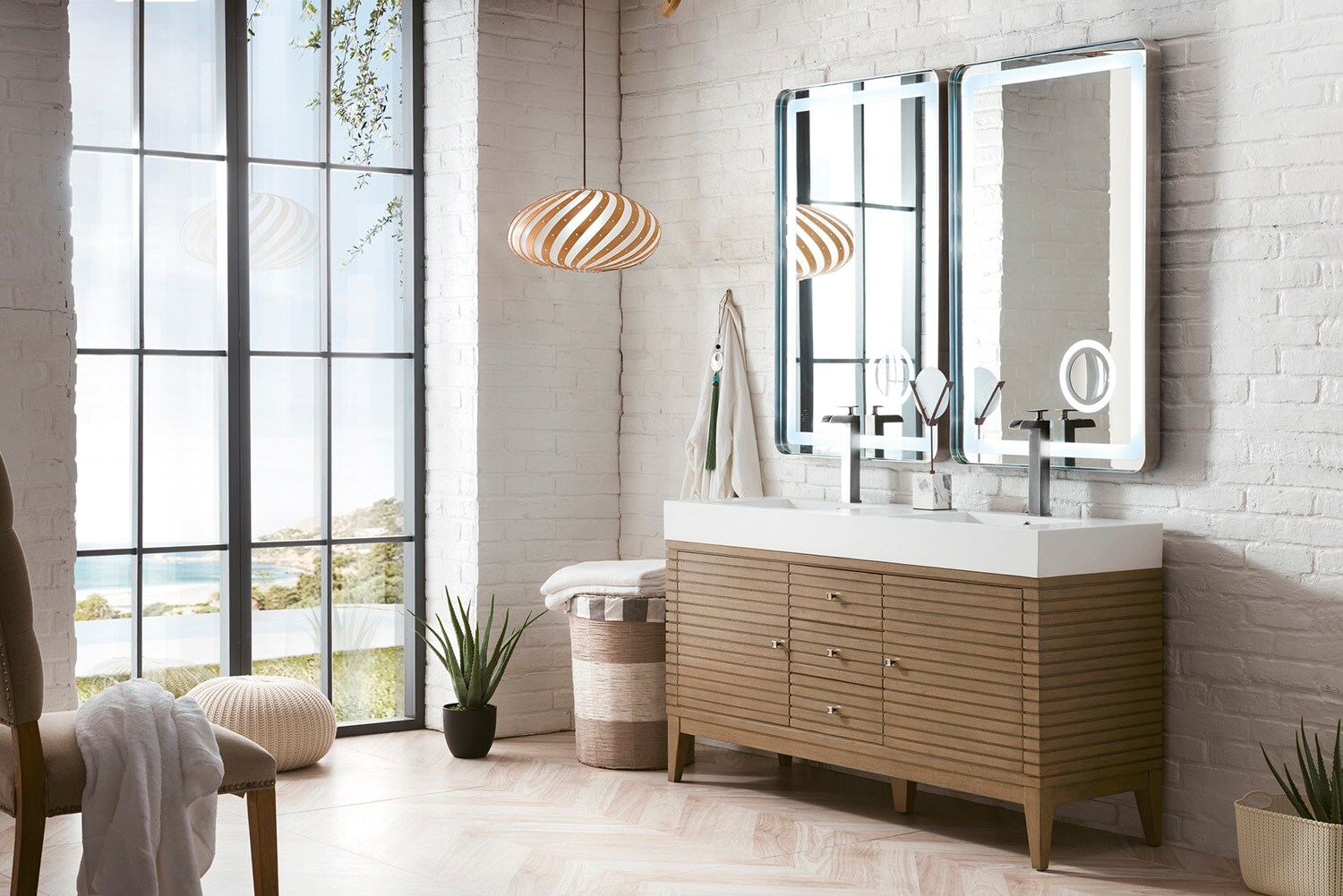 James Martin Vanities 210-V59D-WW-GW Bath-Vanity-Combo - View #3