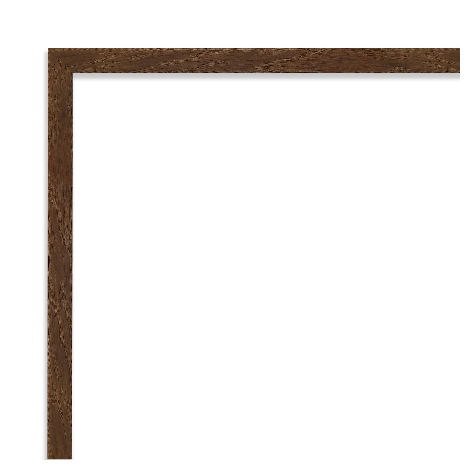 Amanti Art Carlisle Brown Narrow Frame 29-in W x 23-in H Brown Beveled ...