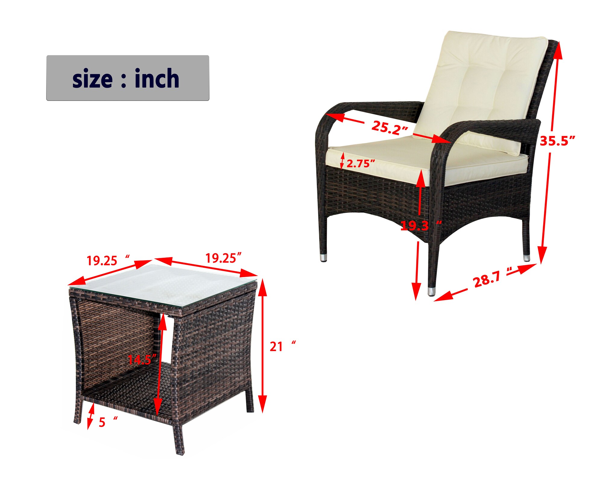 ModernLuxe L-W209S00015 Patio-Conversation-Sets - View #5