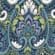 Sapphire Aurora Blue Damask