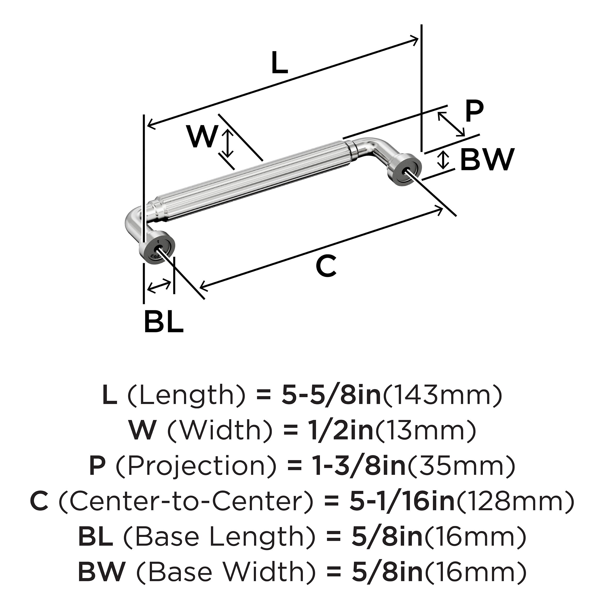 Amerock BP3770326 Cabinet-Pulls - View #4