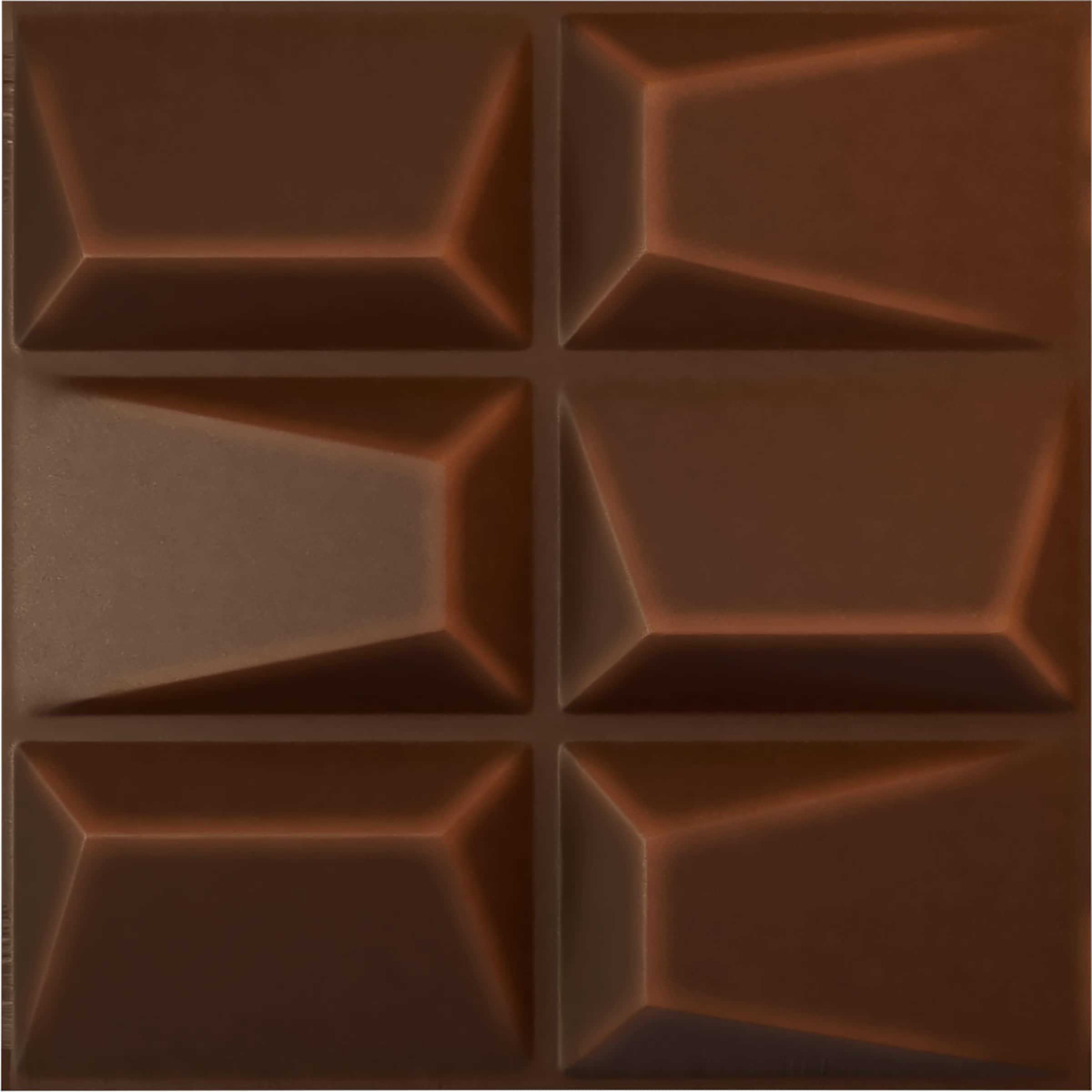 Ekena Millwork WP20X20STDRU-CASE-12 19-5/8-in x 19-5/8-in Embossed Paintable/Stainable Red PVC Wall Panel ( 12 -Pack, Covers 32.04 )