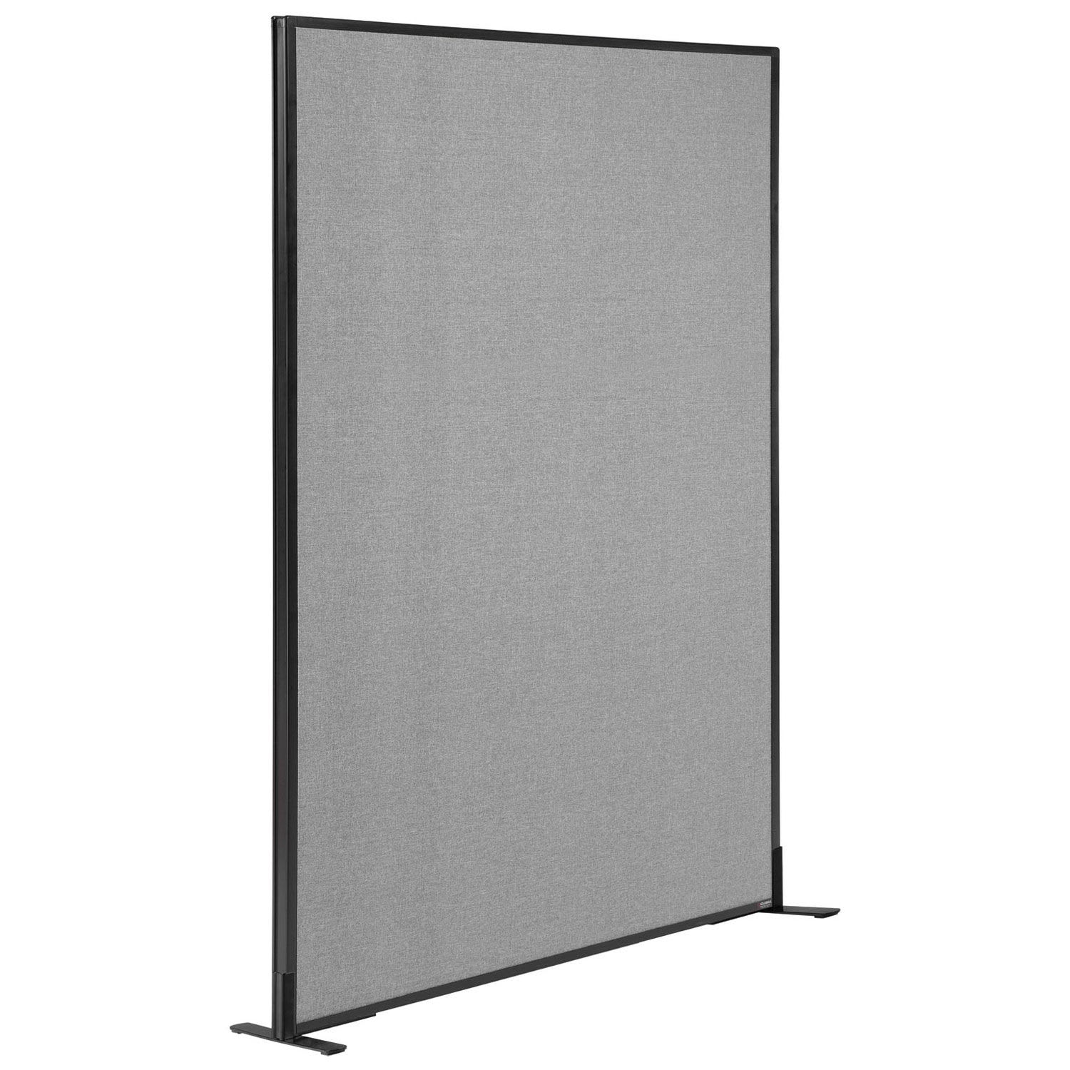 Global Industrial 238638FGY 48-14-inW x 72-inH Freestanding Office Partition Panel Gray