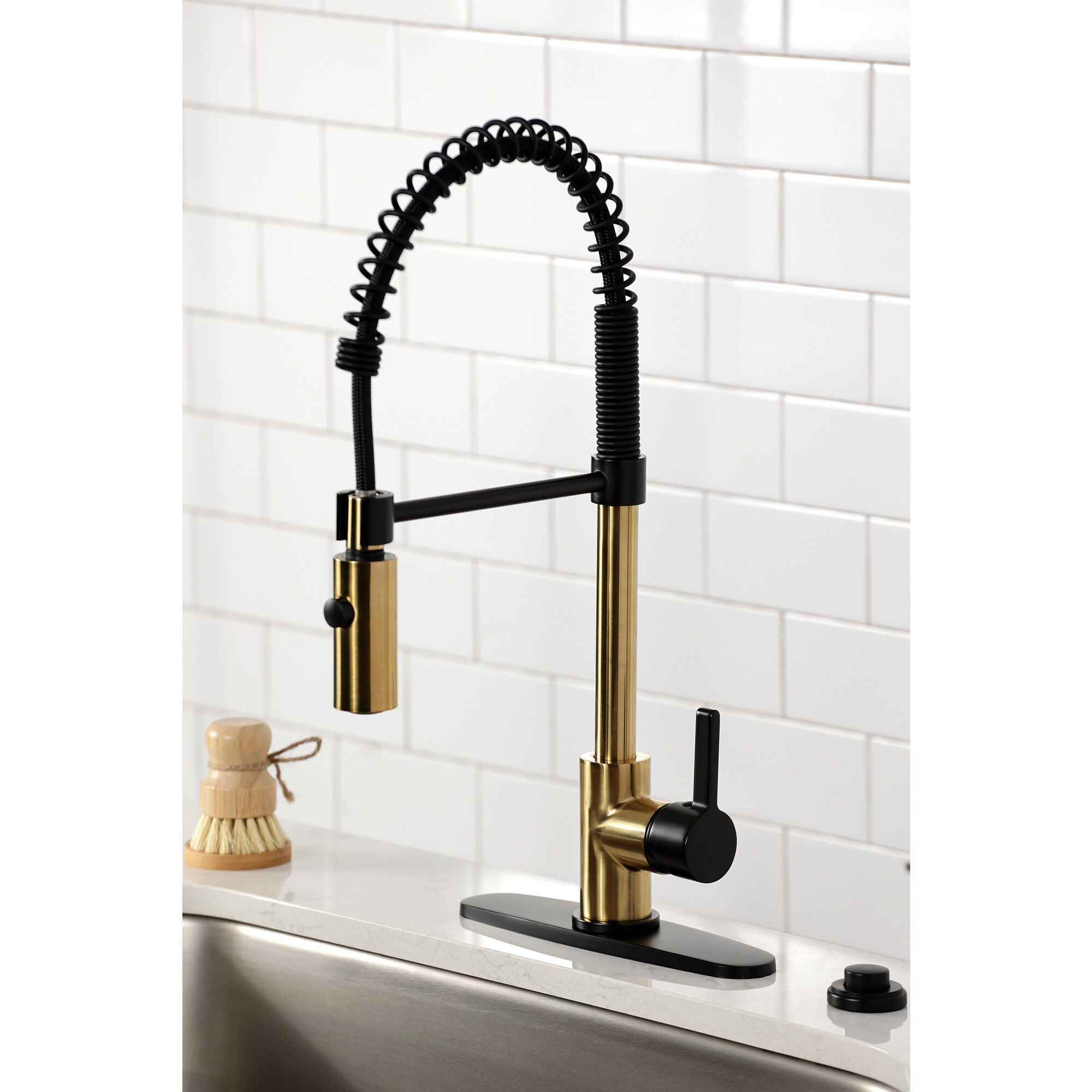 Kingston Brass WLLS877CTLBBMB Kitchen-Faucets - View #6