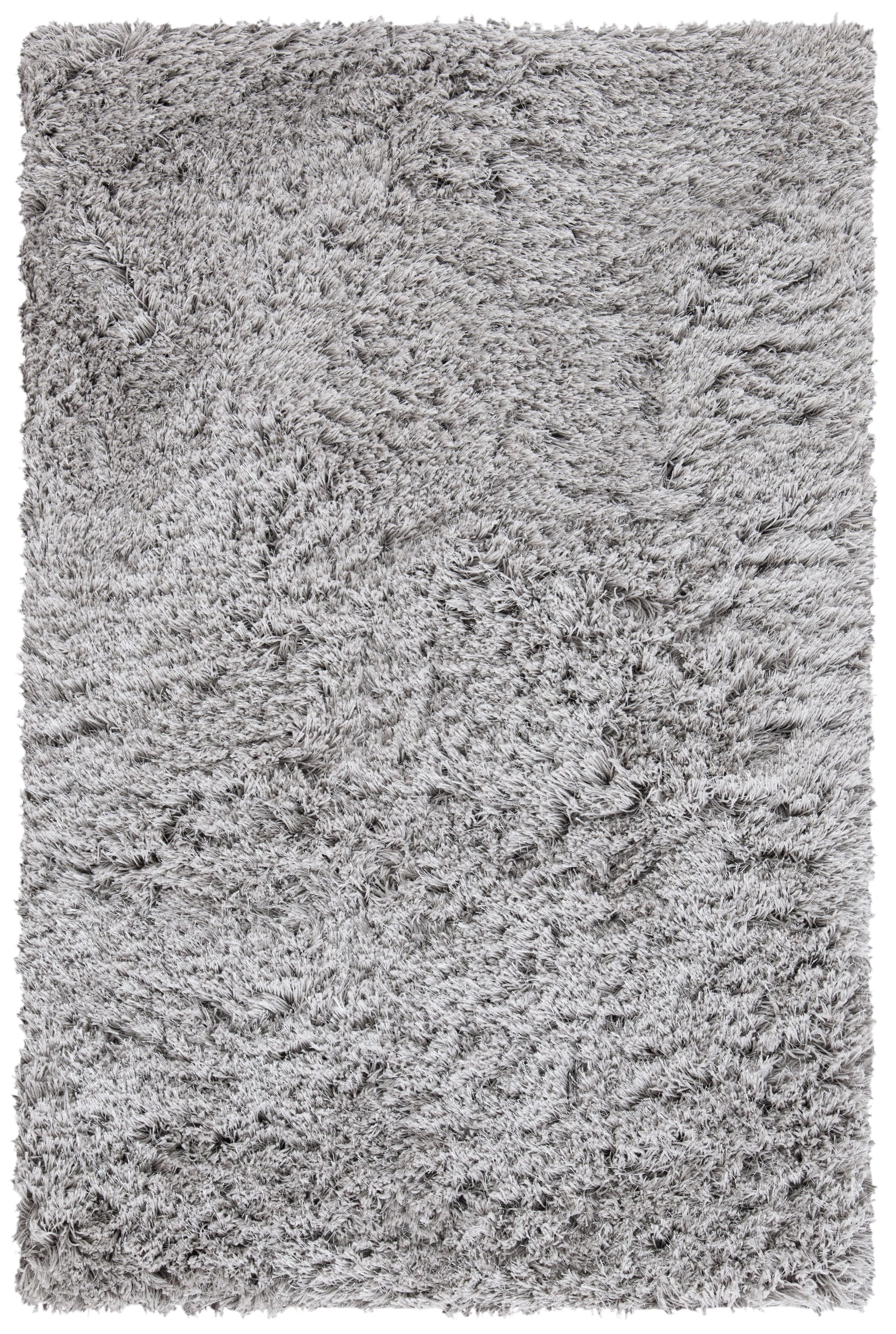 Safavieh OCG120G-4 Ocean Rion Shag 4 x 6 (ft) Tufted Polyester Silver Rectangular Indoor Solid Area rug
