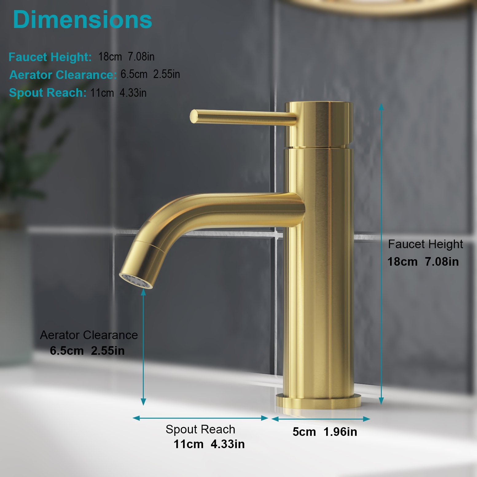 YZZY US-HM-2041GLD Lavatory-Faucets - View #7