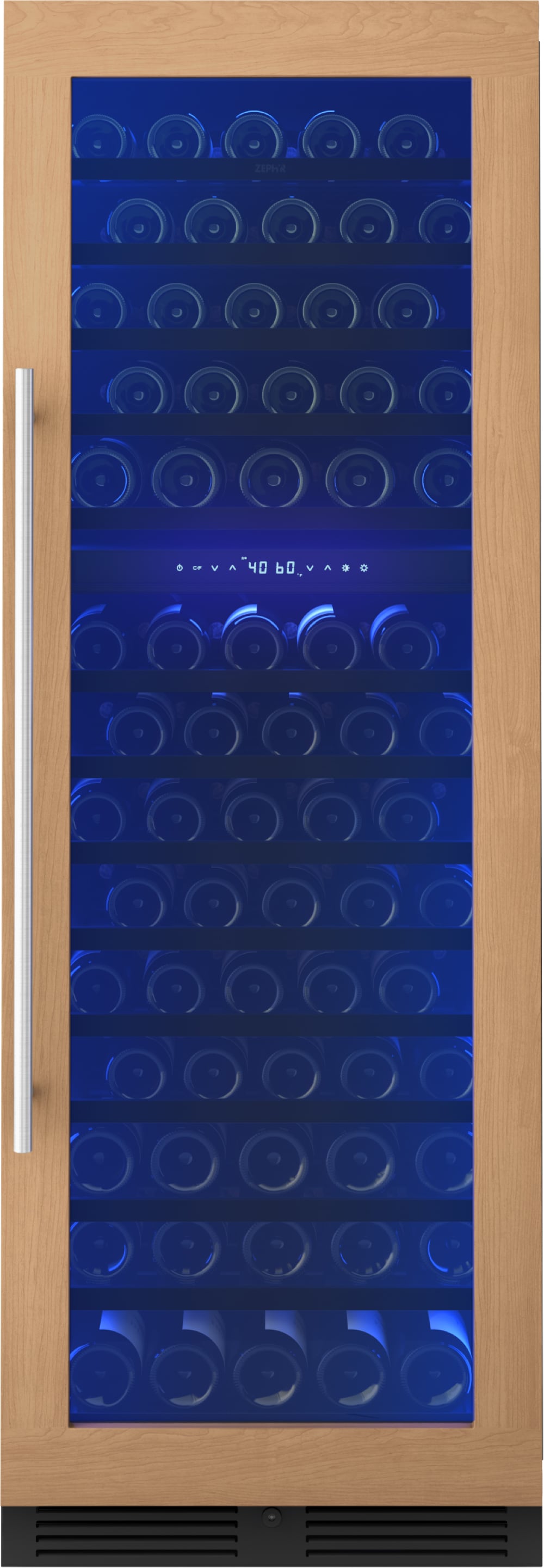 Zephyr PRW24F02CPG Presrv 24-Inches W 132 -Bottles Panel Ready Dual Zone Cooling Built-in/Freestanding Indoor Wine Cooler