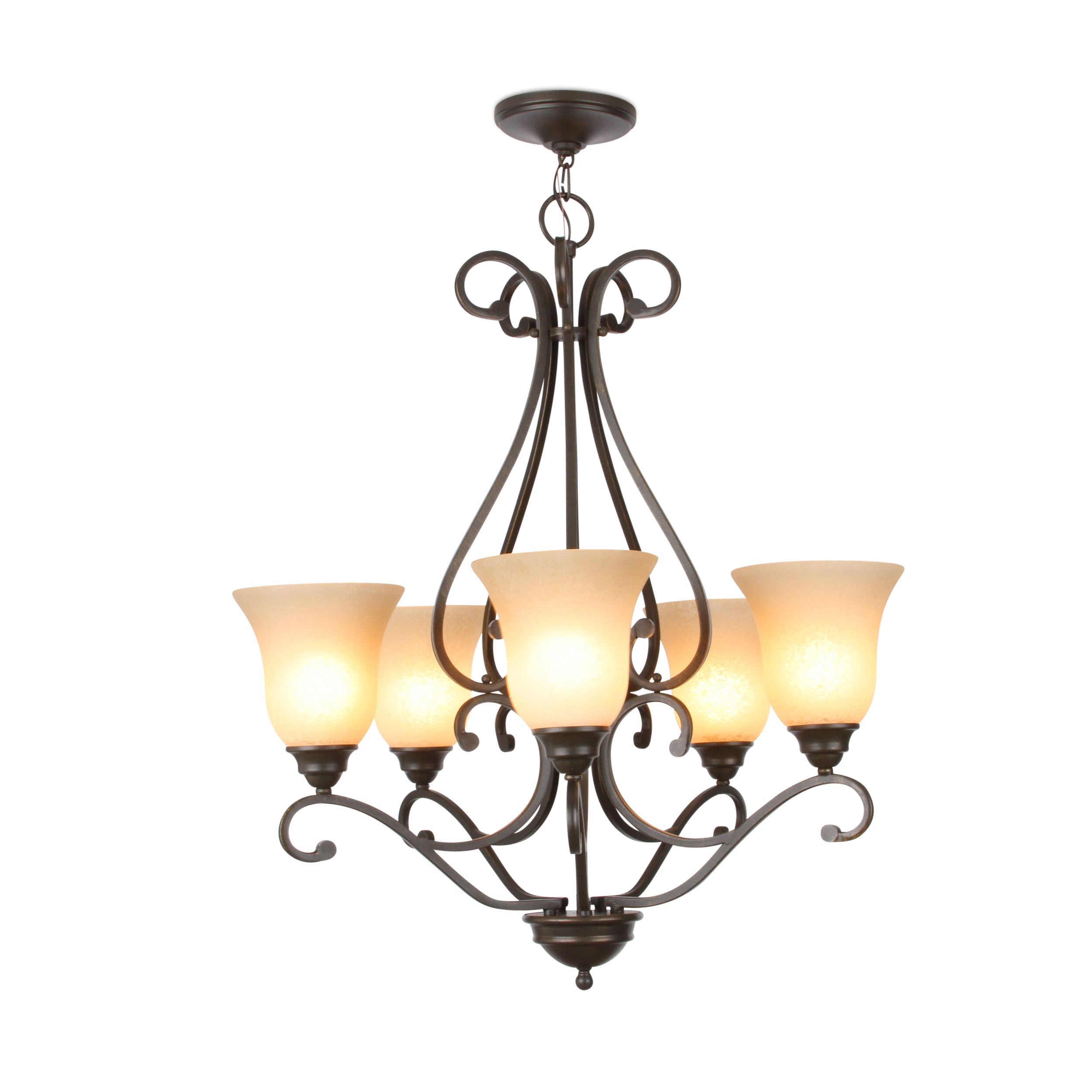 portfolio linkhorn 5 light chandelier