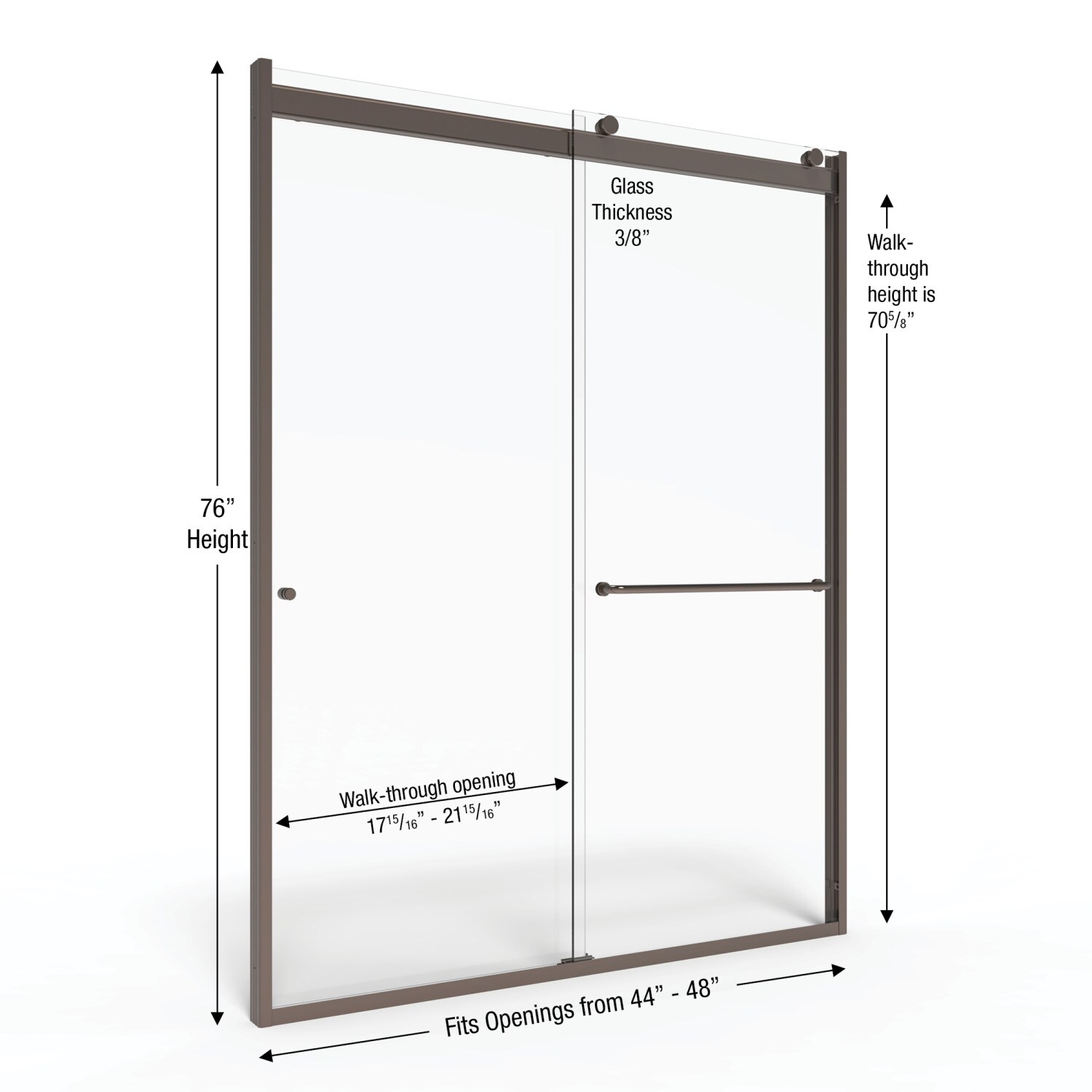 Basco RTLA05A4876XPOR Shower-Doors - View #7