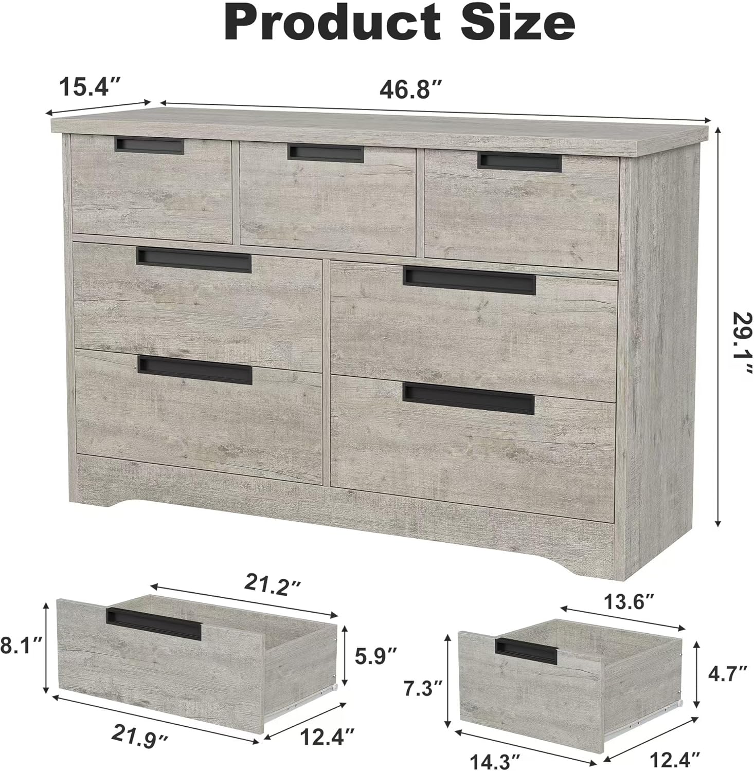 Qeetex LSDIBPHK338W6WKL dressers - View #7