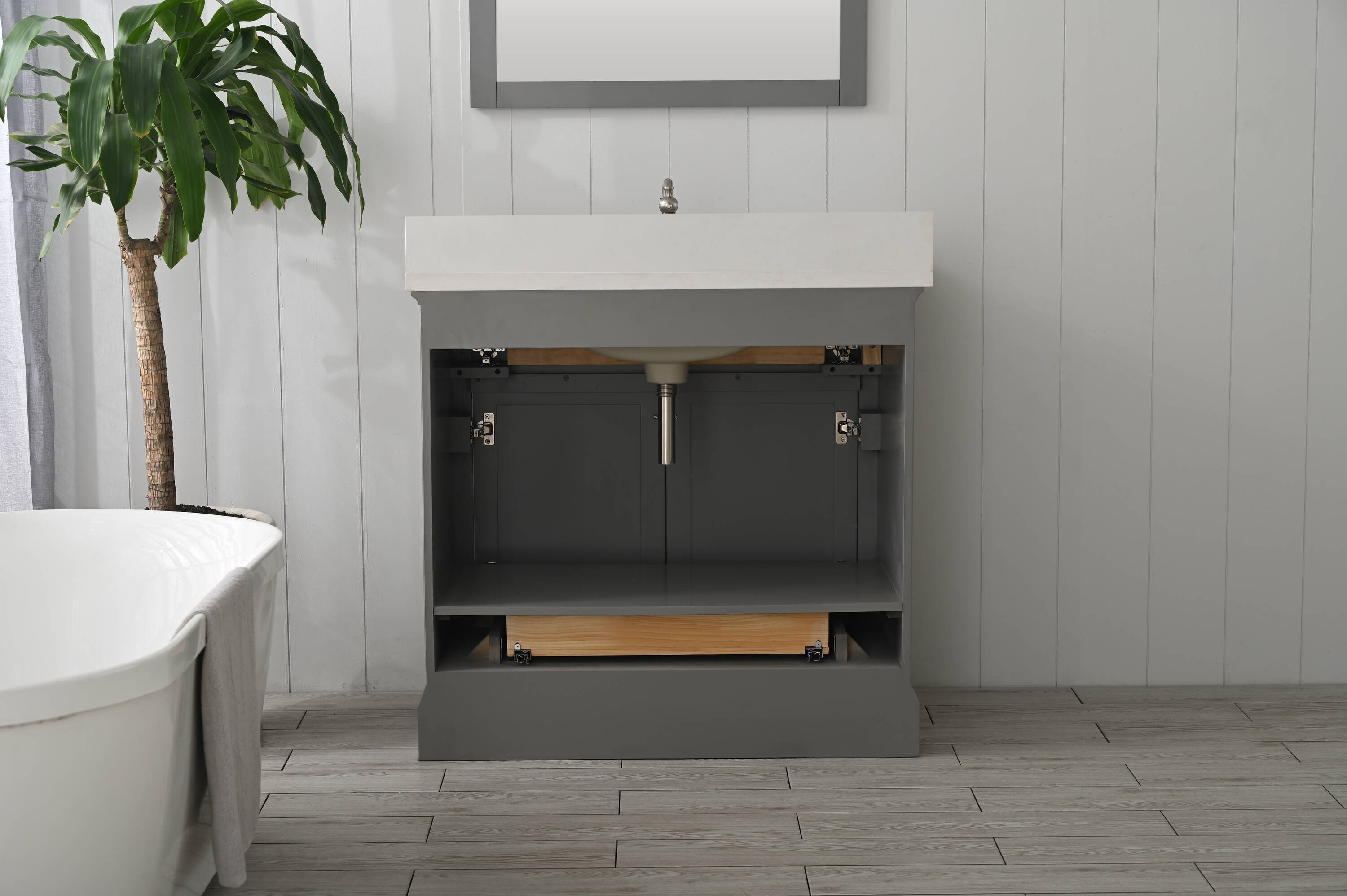 Design Element ML-36-GY Bath-Vanity-Combo - View #11