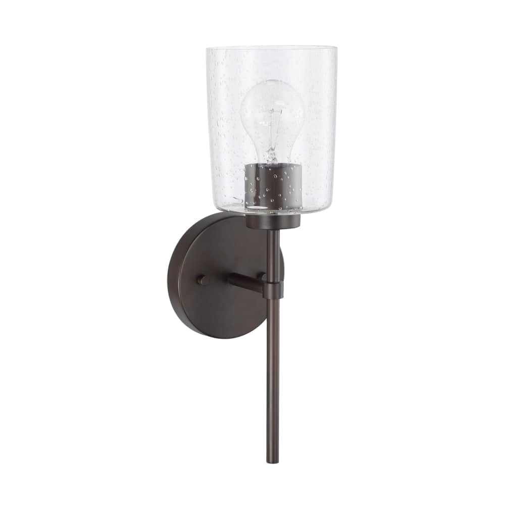 Capital Lighting  628511449 Greyson 16 Inch Tall Bathroom Sconce